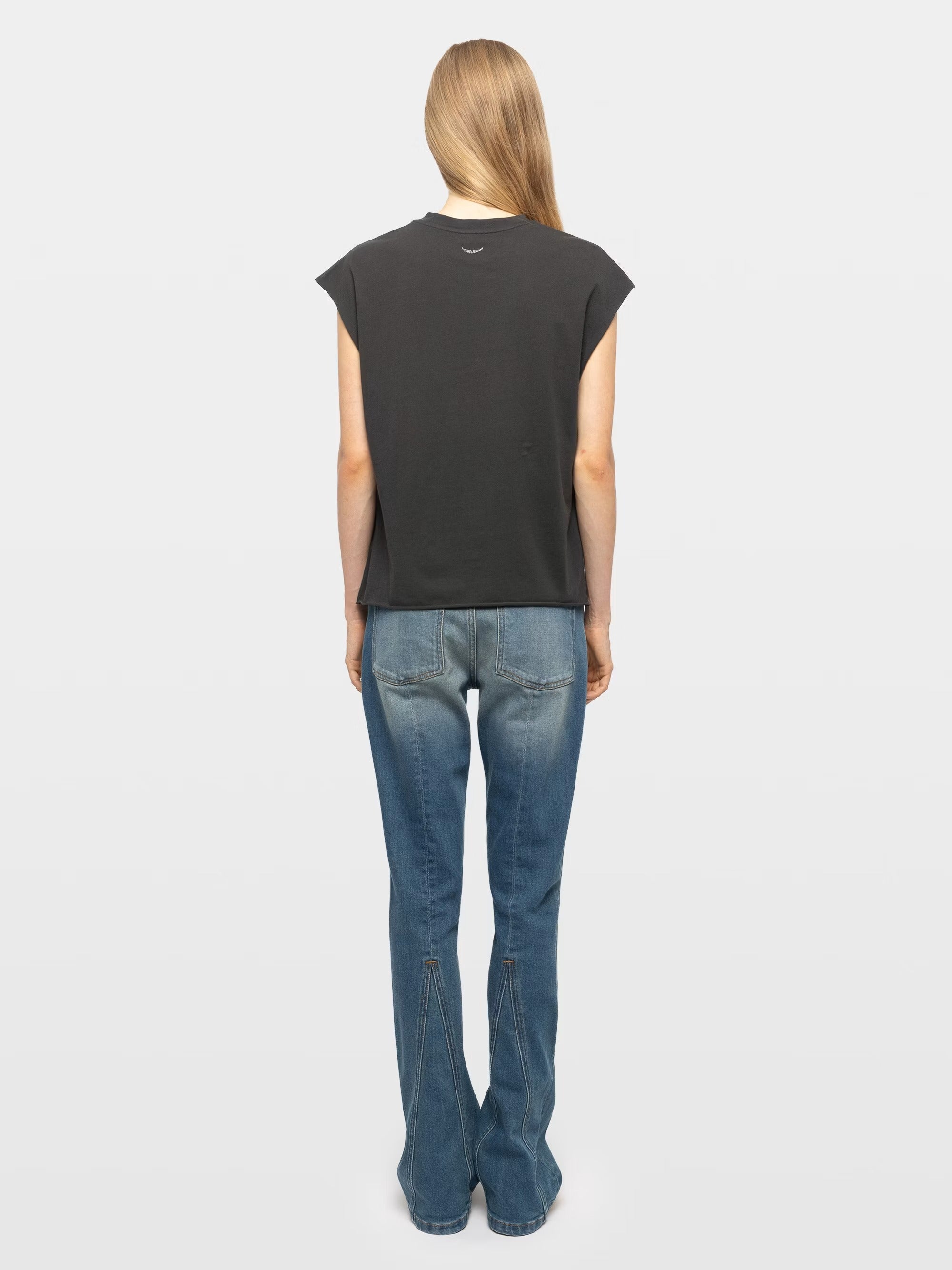 T-Shirt Cloe Photo Moto Strass