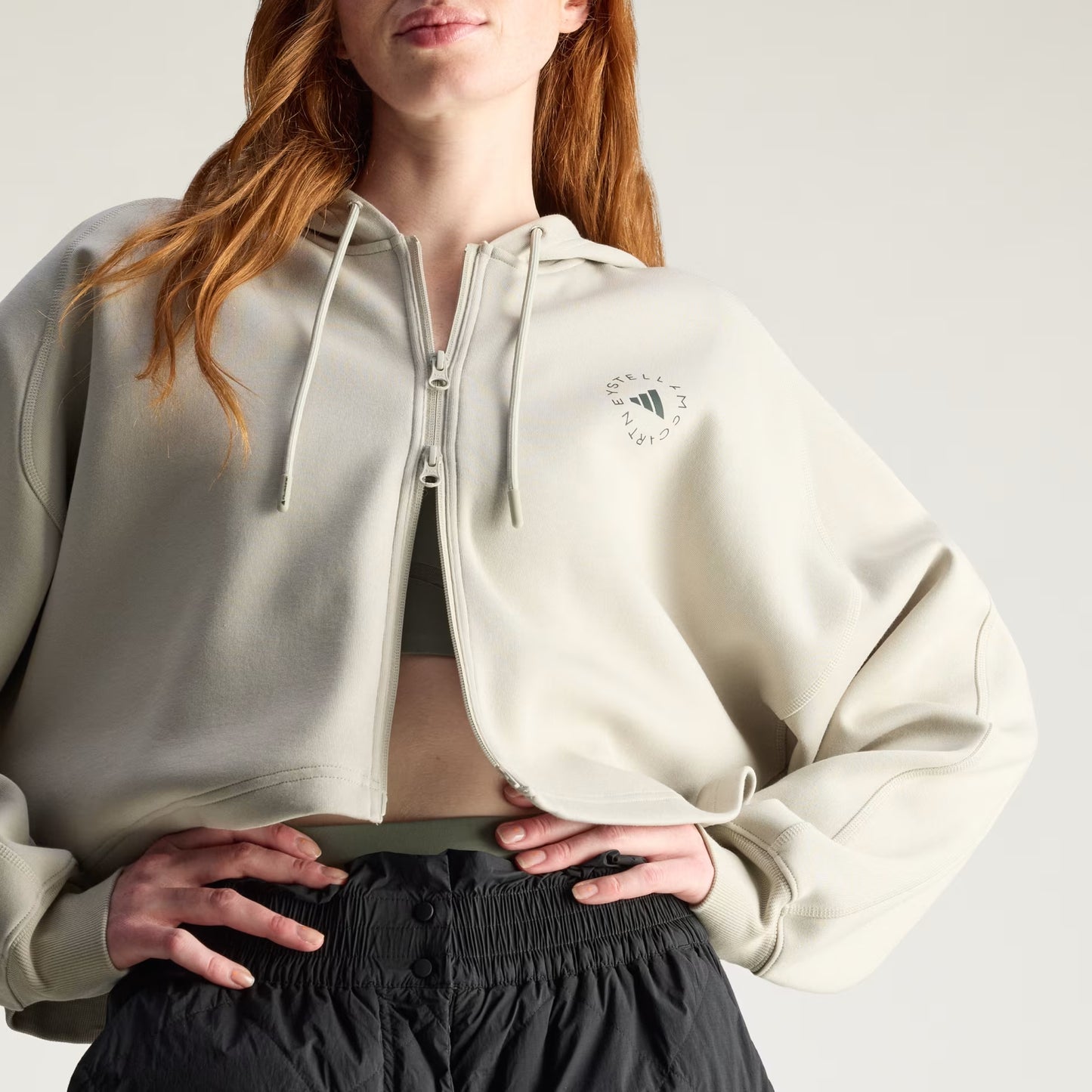 Buzo Con Capucha Corto Adidas By Stella Mccartney