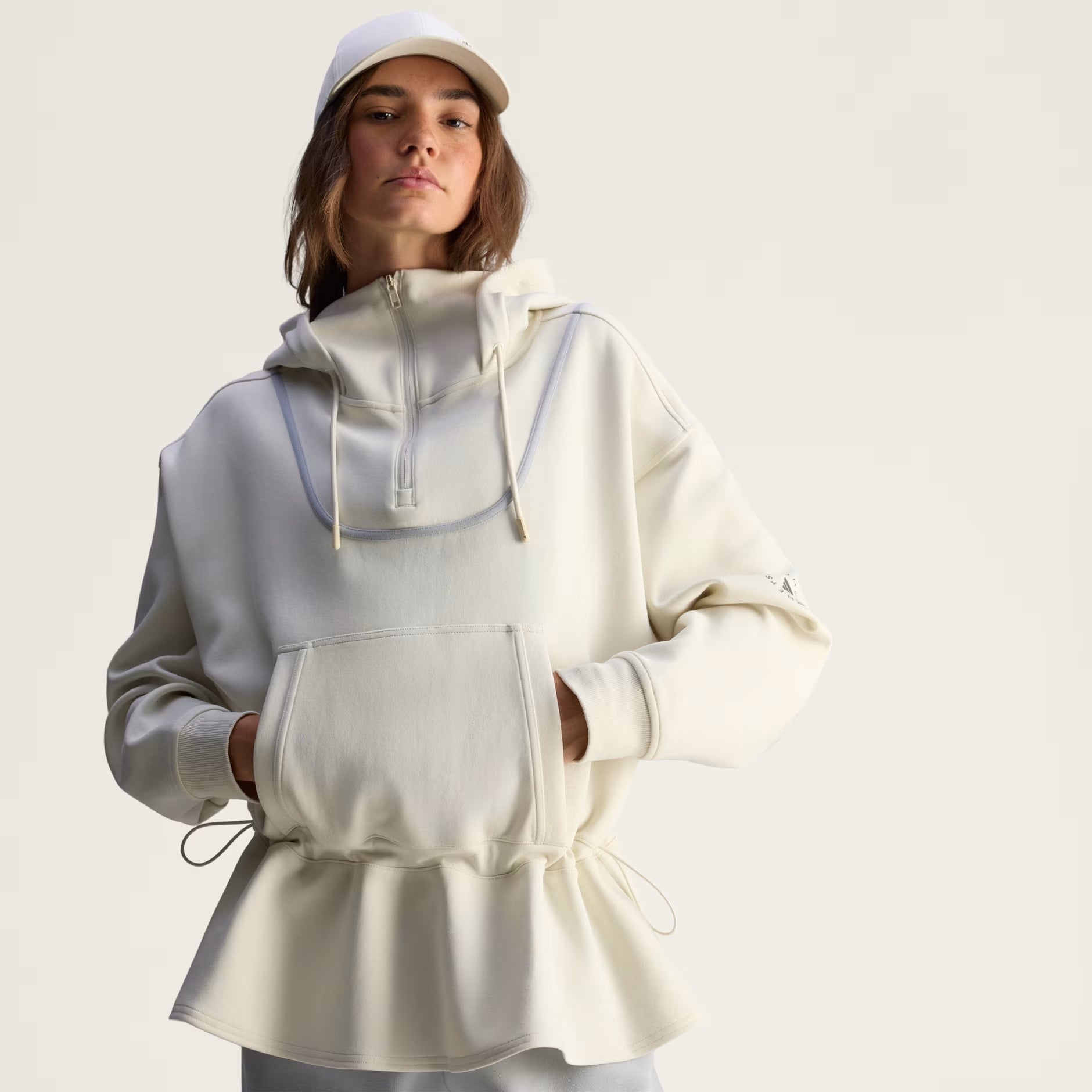 Hoodie Adidas By Stella Mccartney Peplum Mujer