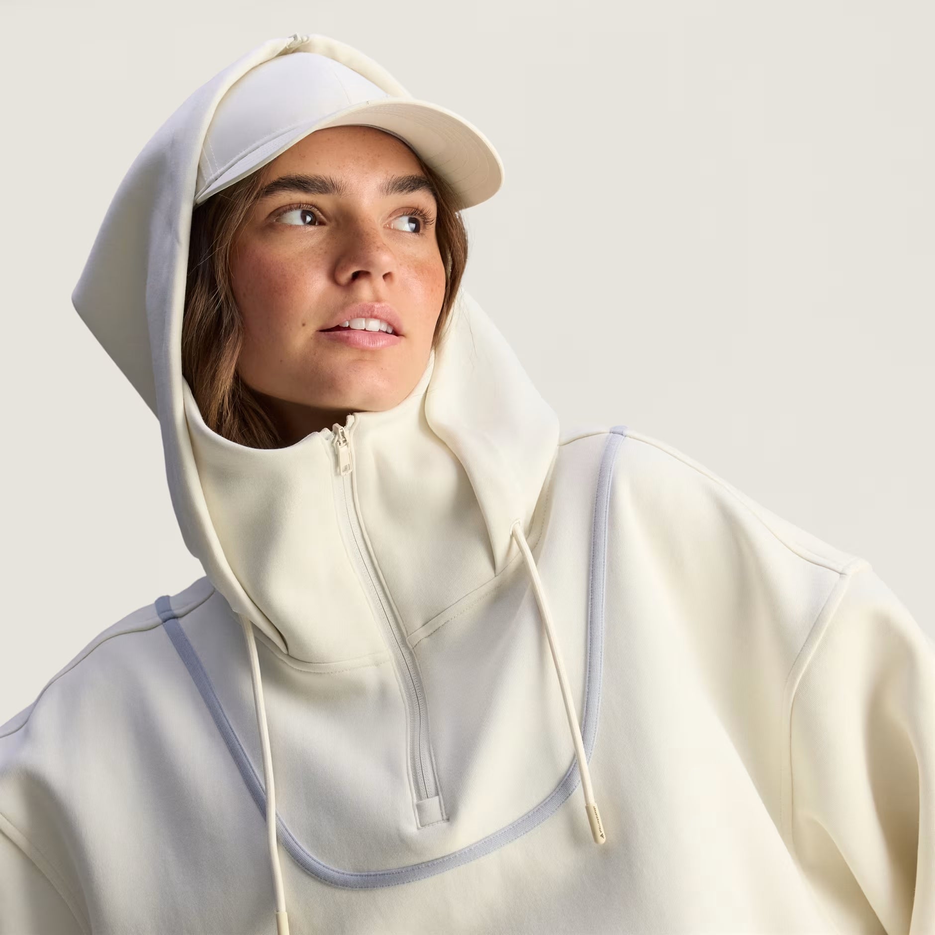 Hoodie Adidas By Stella Mccartney Peplum Mujer