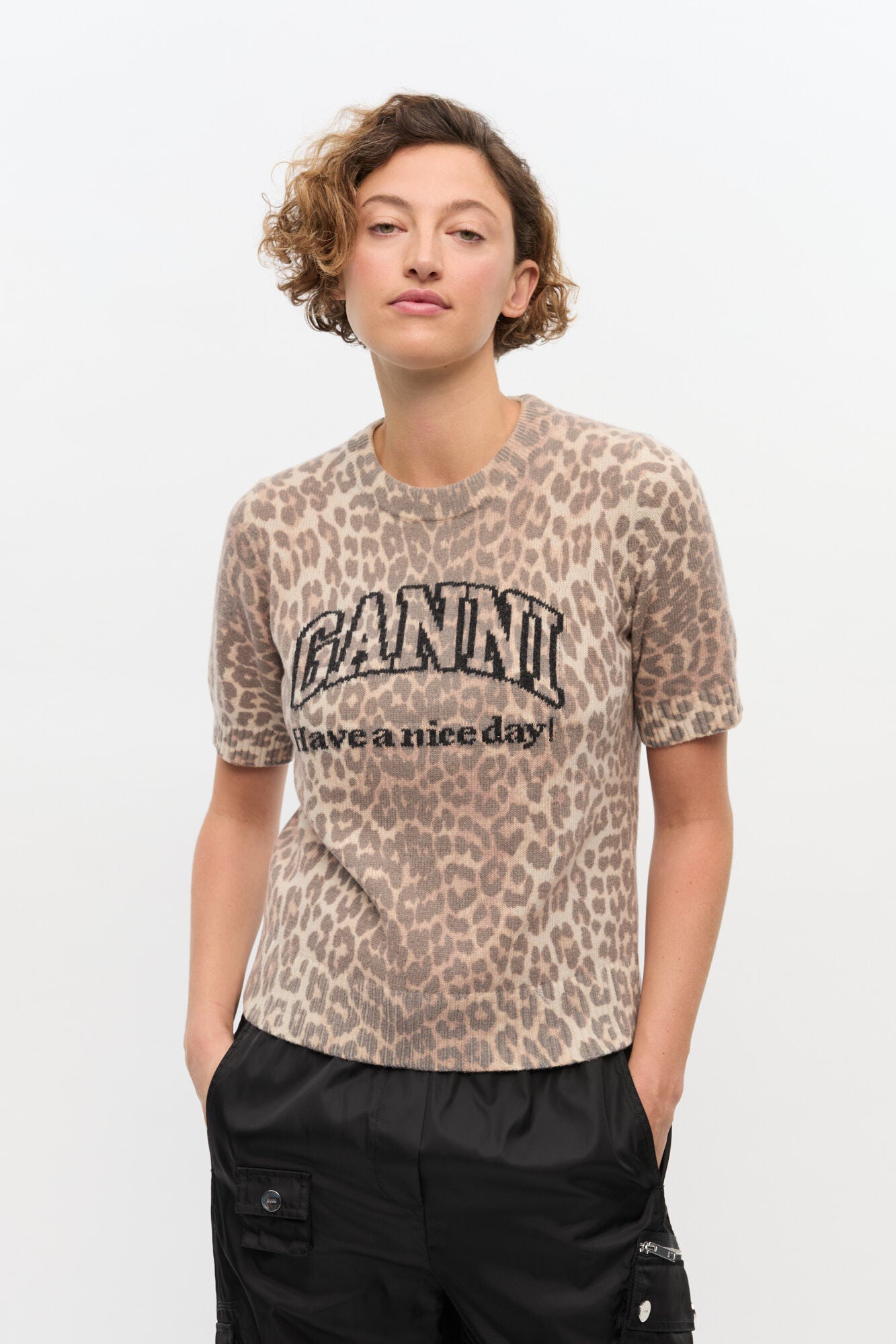 Camiseta Leopard Wool Mix