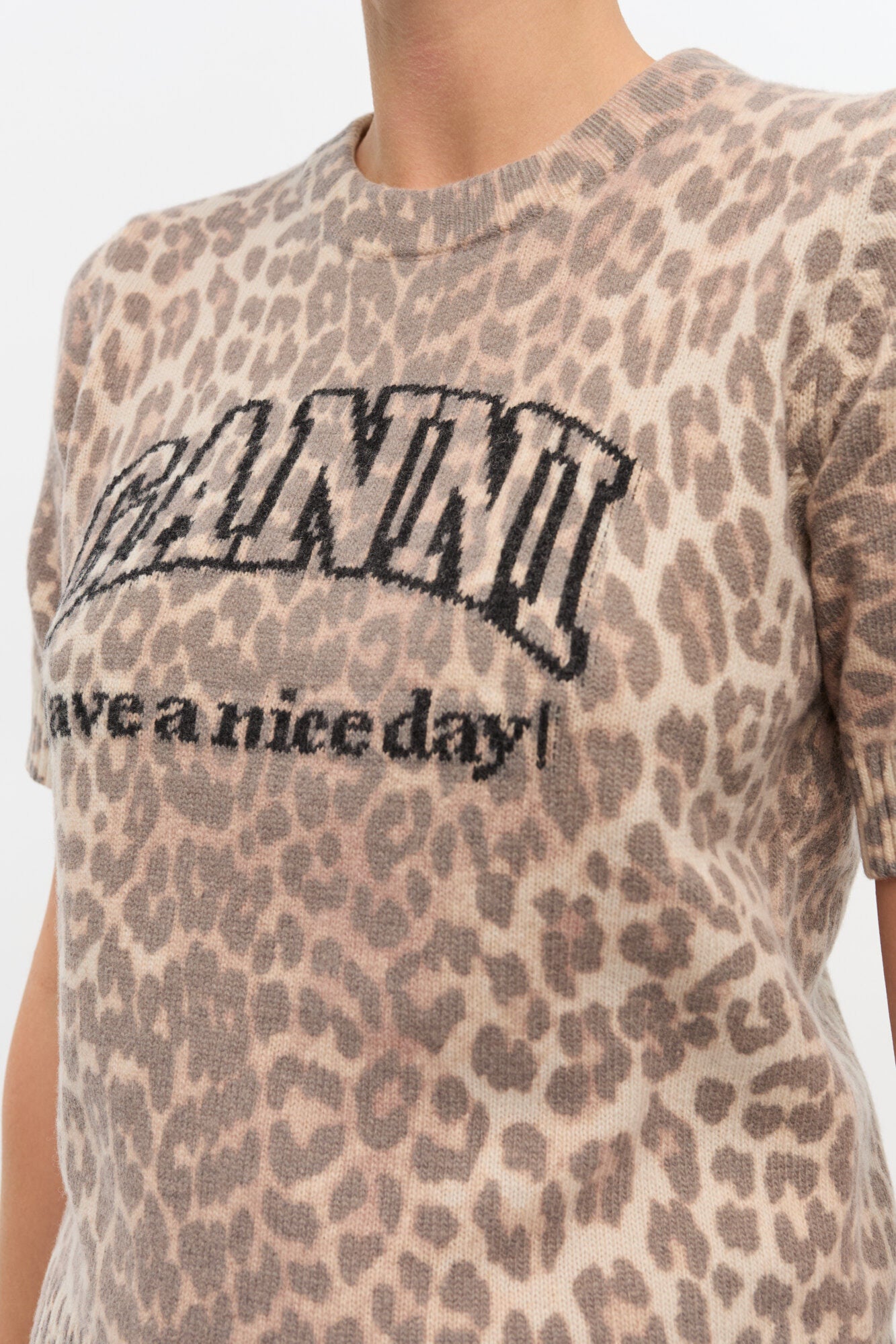 Camiseta Leopard Wool Mix