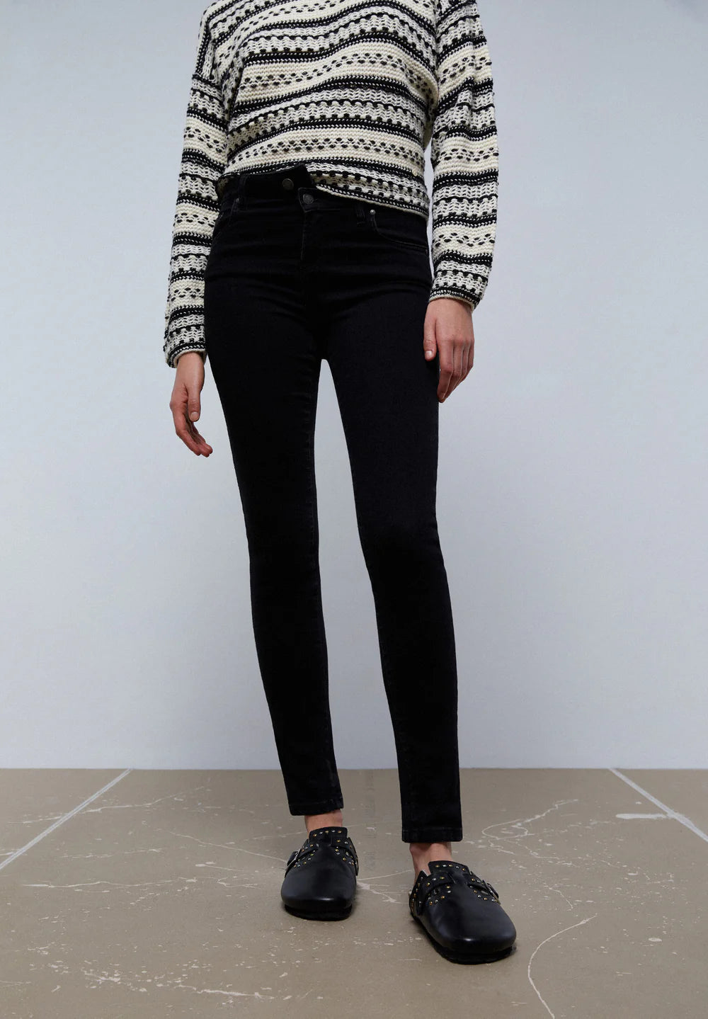 Pantalon Denm Skinny Buttons