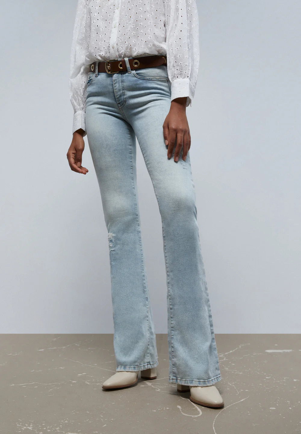Pantalon Denim Boot Cutted