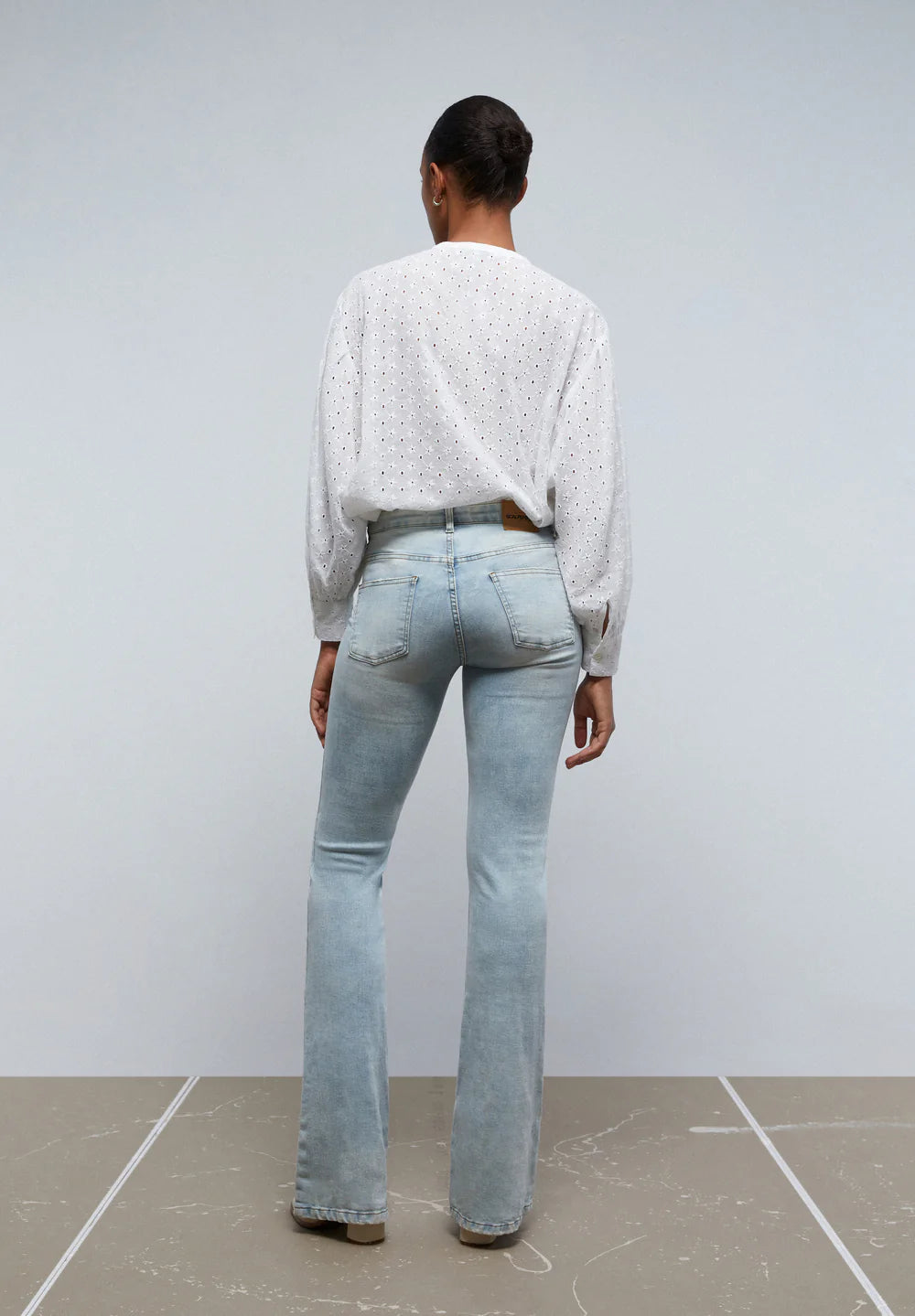 Pantalon Denim Boot Cutted