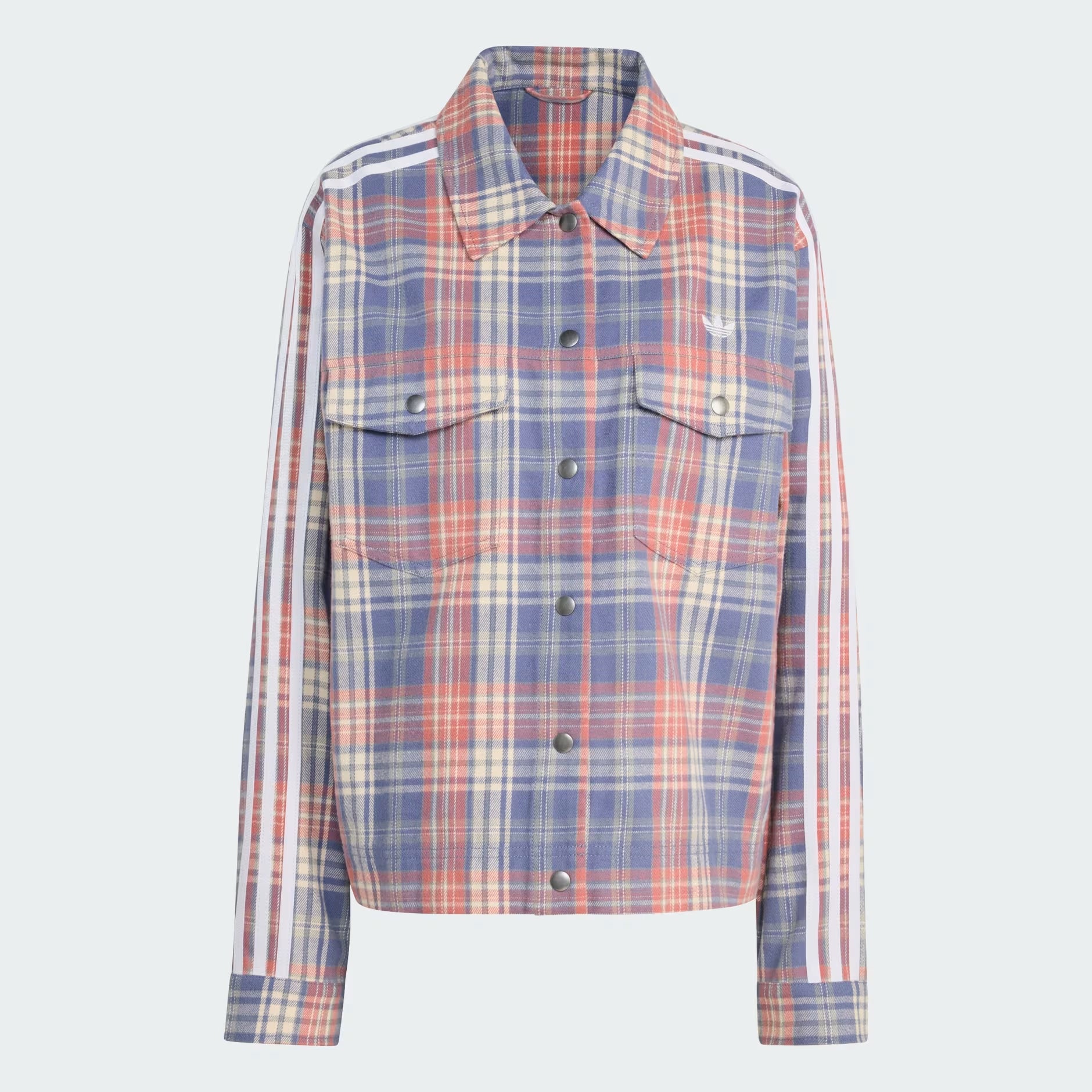 Camisa De Cuadros Adidas Originals TOPS Malva CO