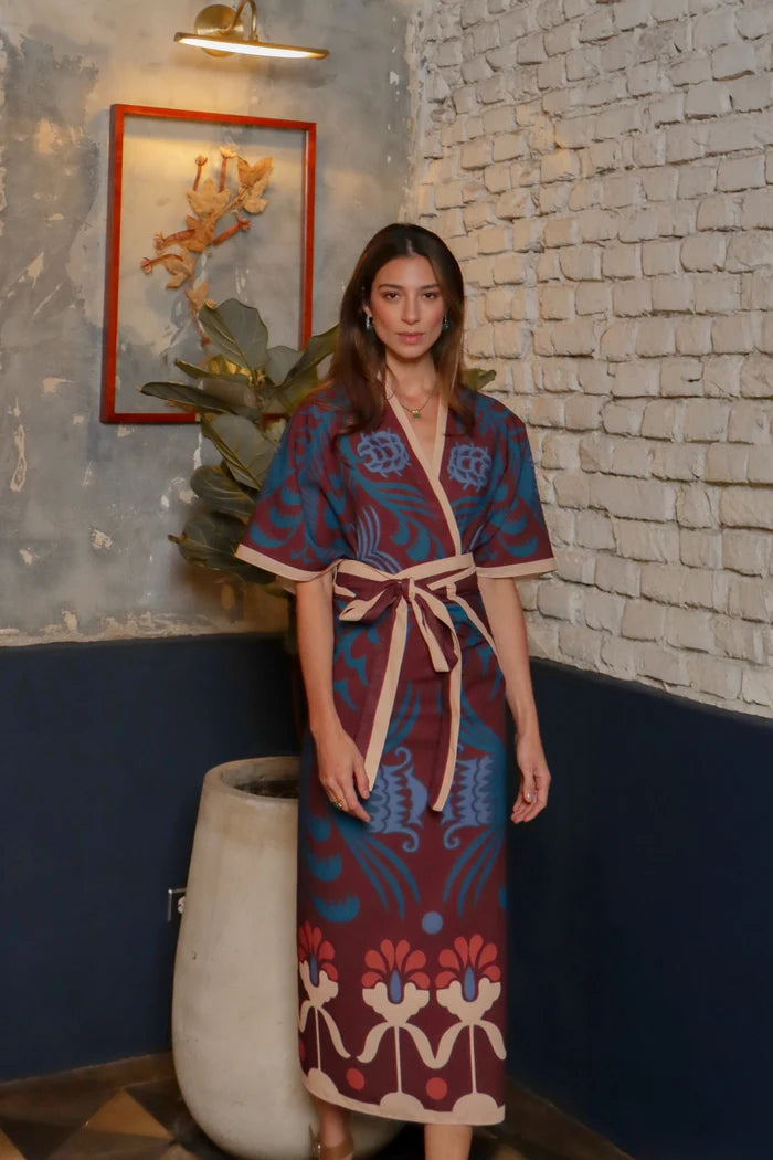 Kimono Corto Agave, Lino Vino