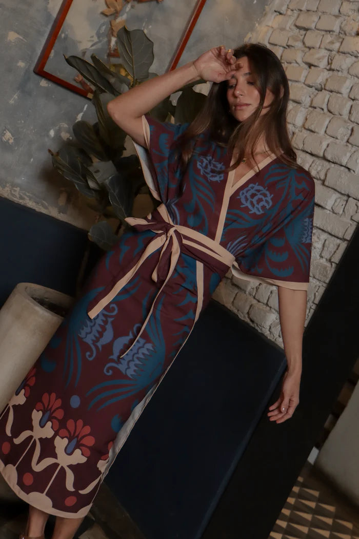 Kimono Corto Agave, Lino Vino