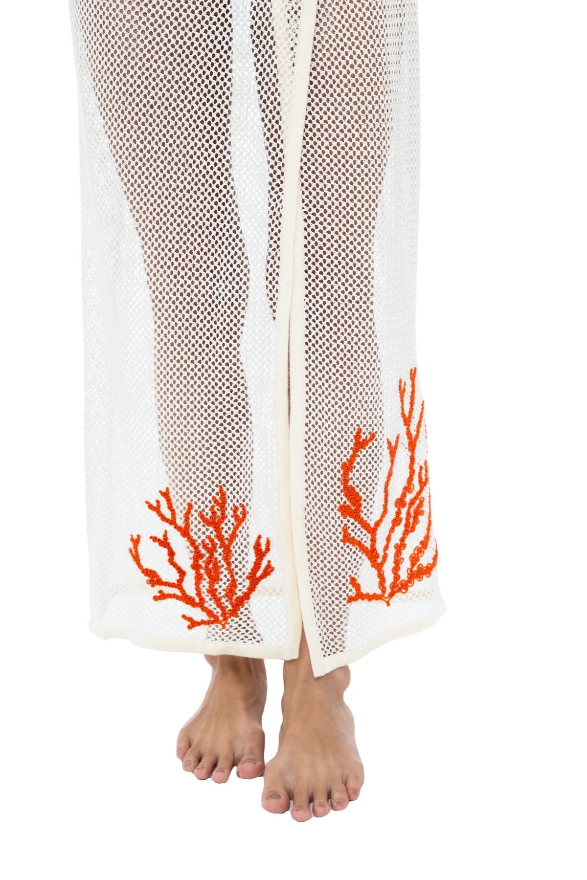 Maxi Falda Marfil Koralina