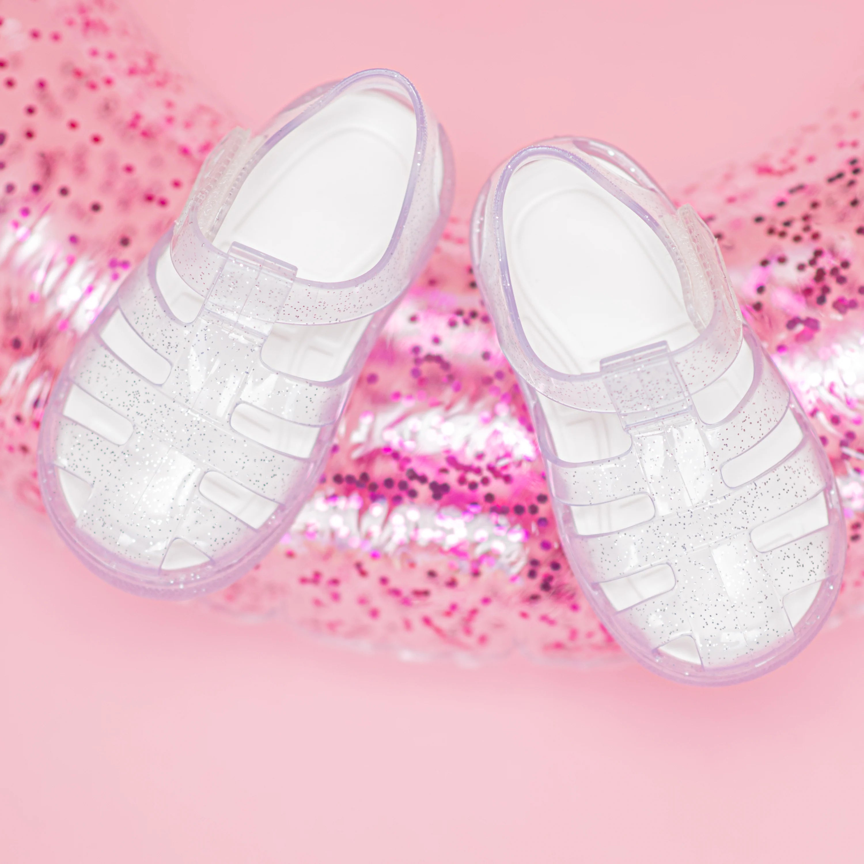 Sandalias Star Glitter 209 Cr.transparente