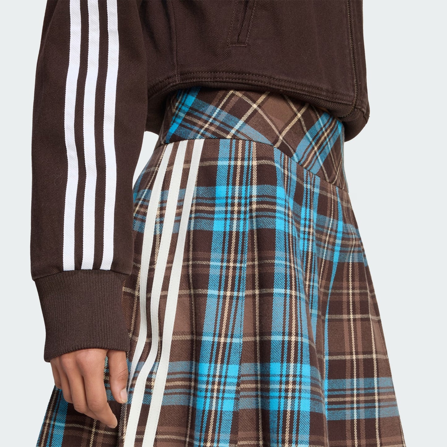 Mini Falda Check Plisada