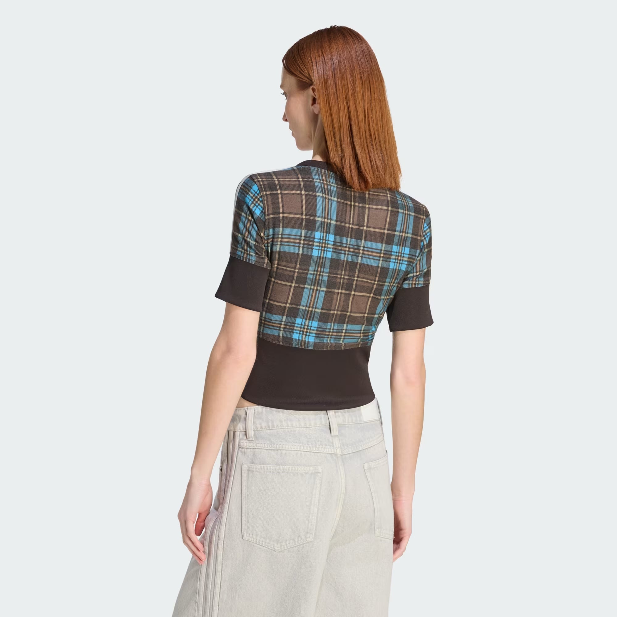 Top Adidas Check V-Neck