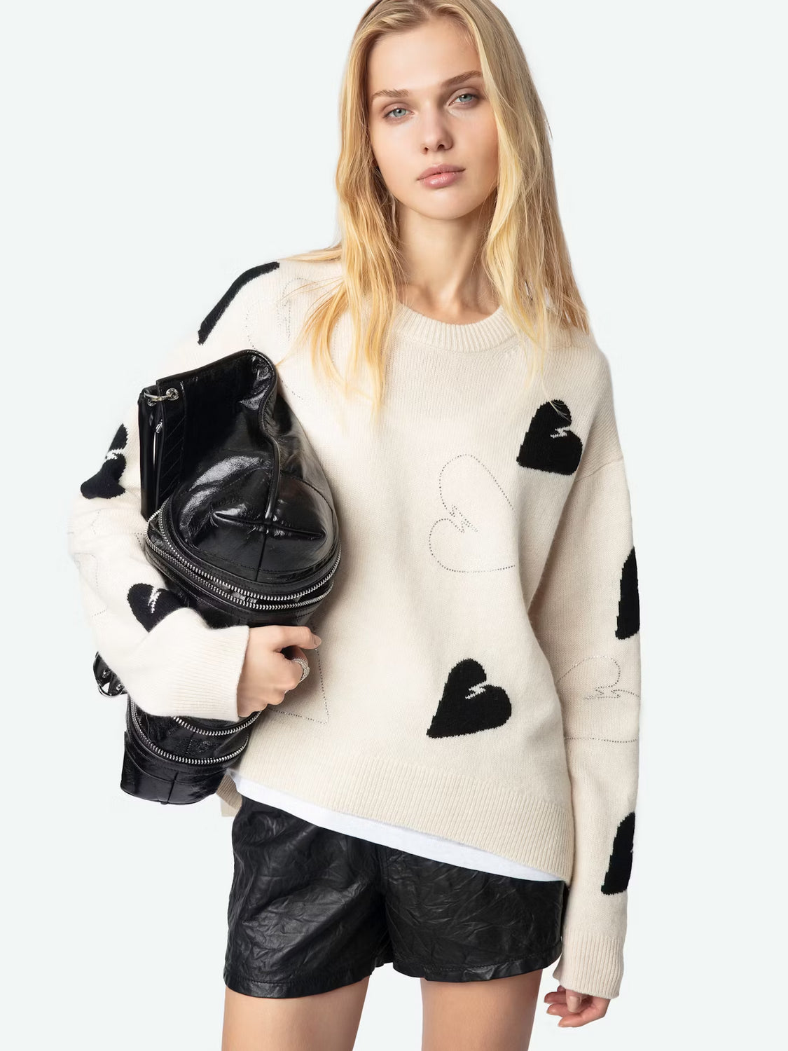 Sweater Markus Heart Strass