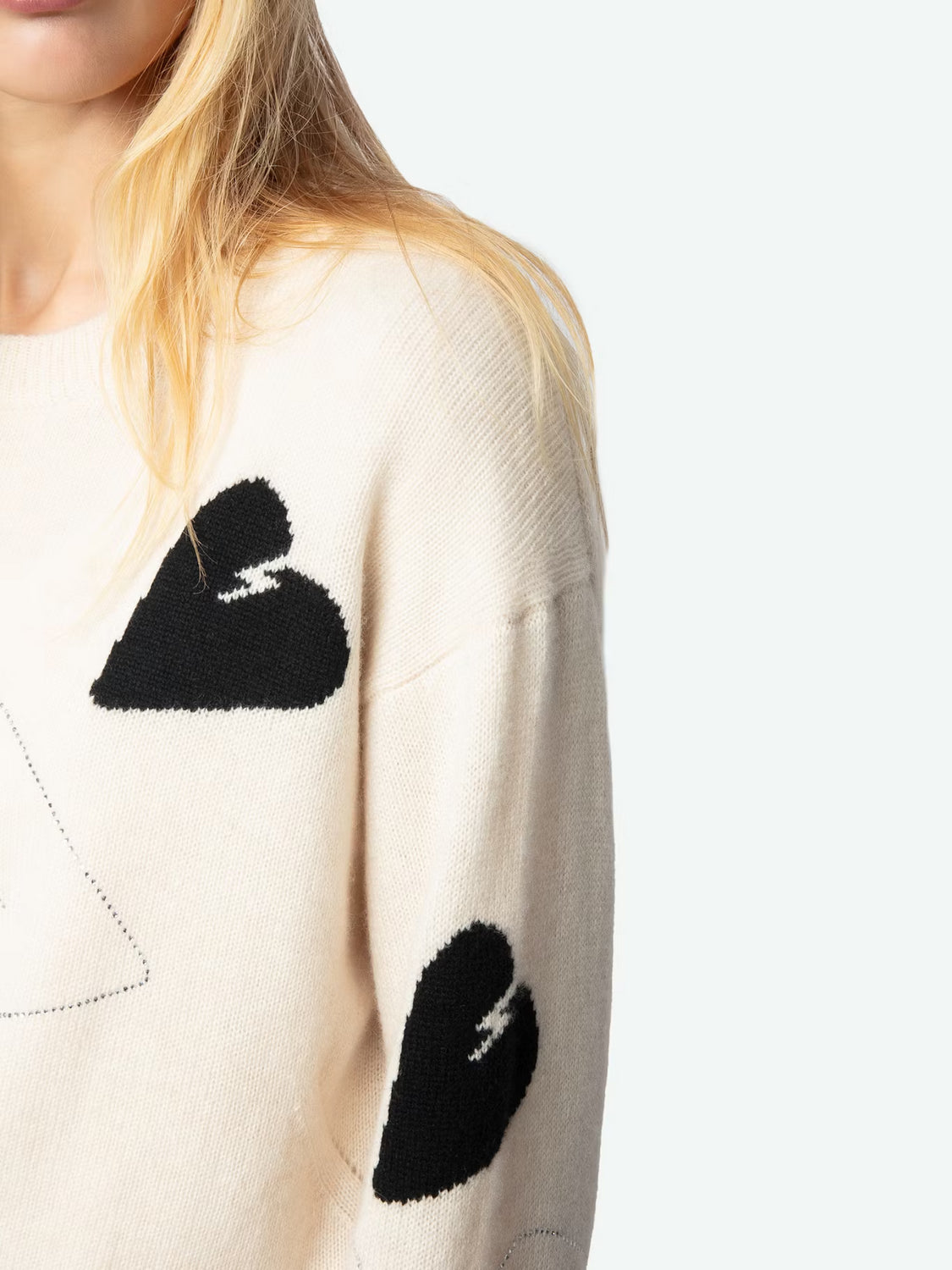 Sweater Markus Heart Strass