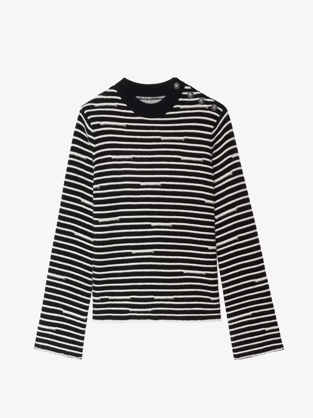 Jersey Spiky Stripes ZADIG ET VOLTAIRE JERSEY Malva CO