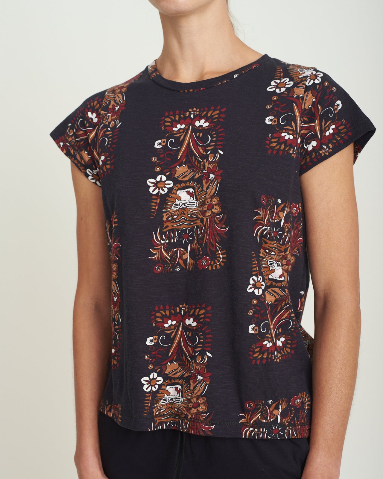 T-Shirt Tiger Mex Negro