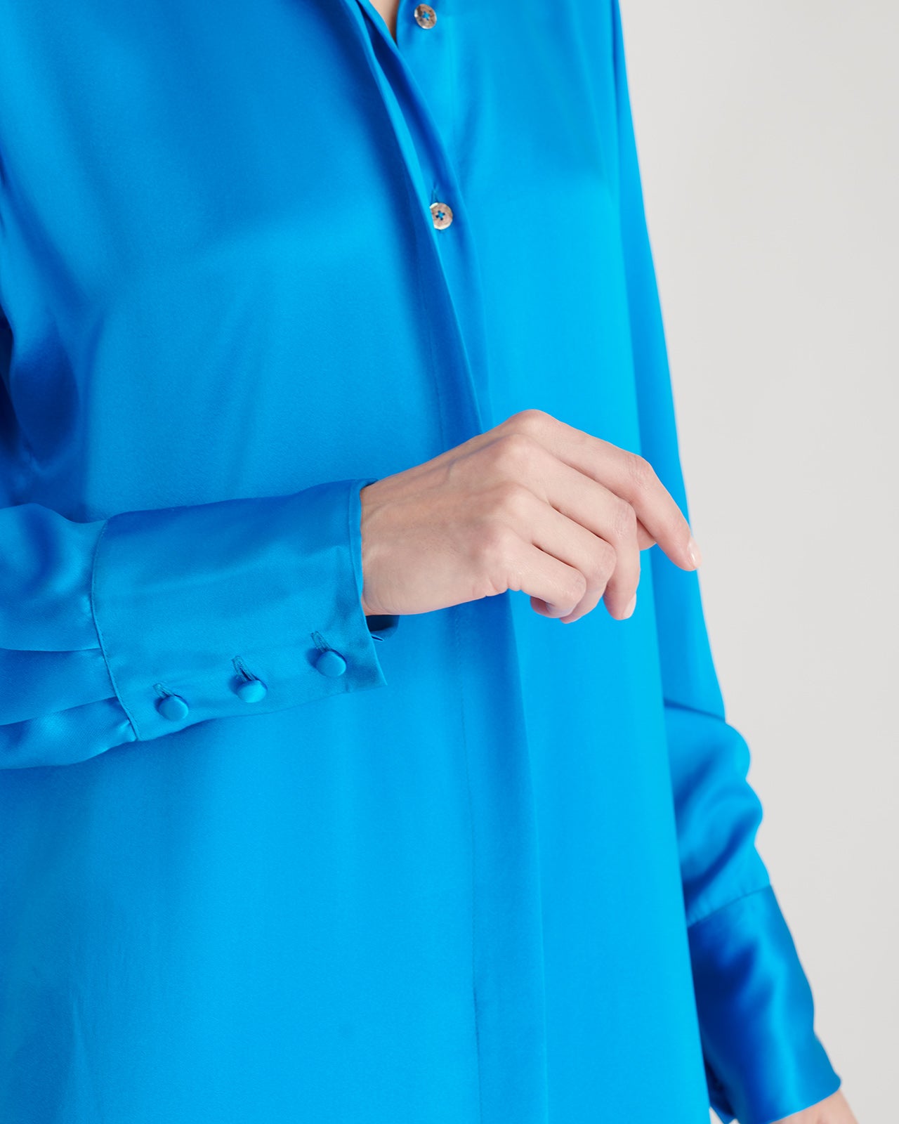 Vestido Camisero Seda Chiffon