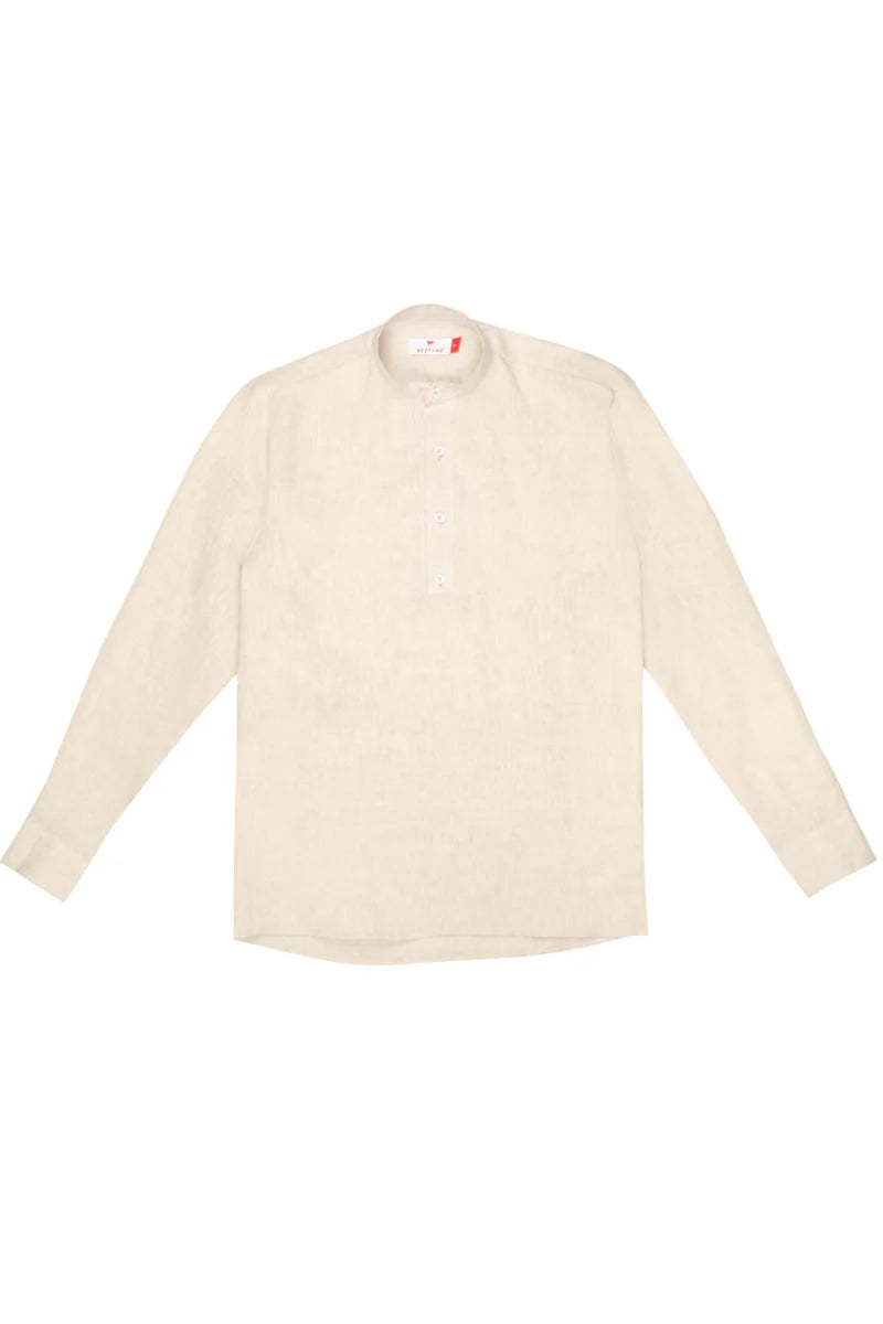 Camisa Lino Cuello Neru