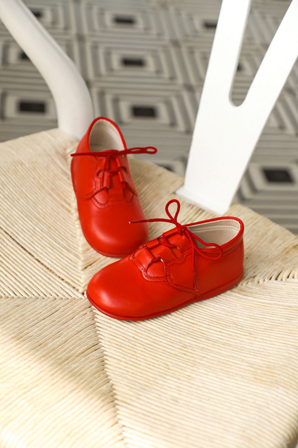 Bota Cuero Rojo