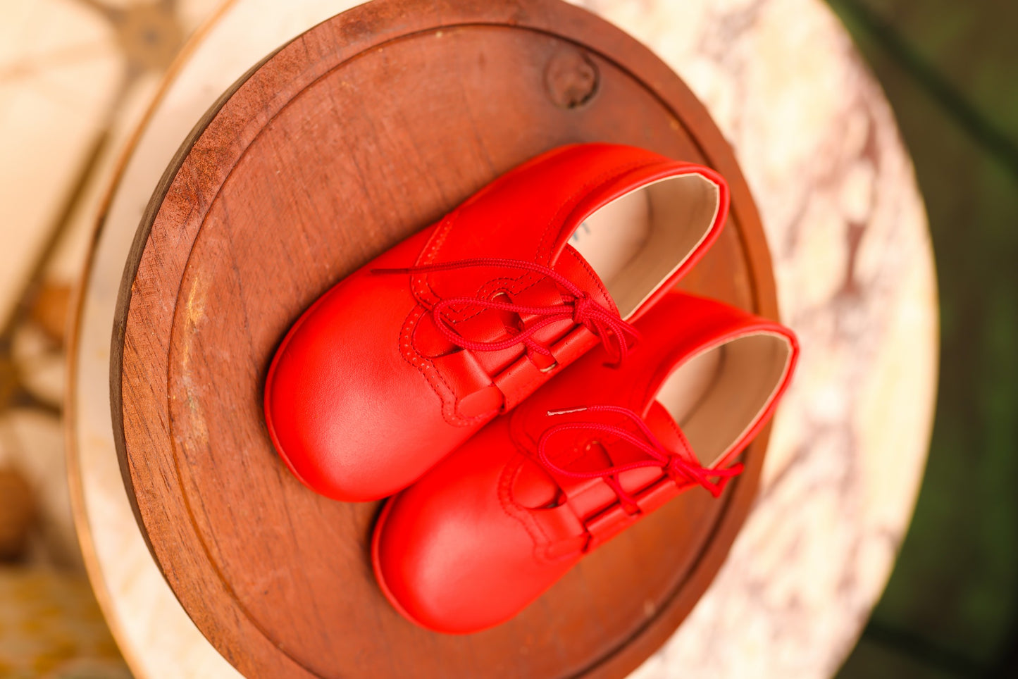 Bota Cuero Rojo