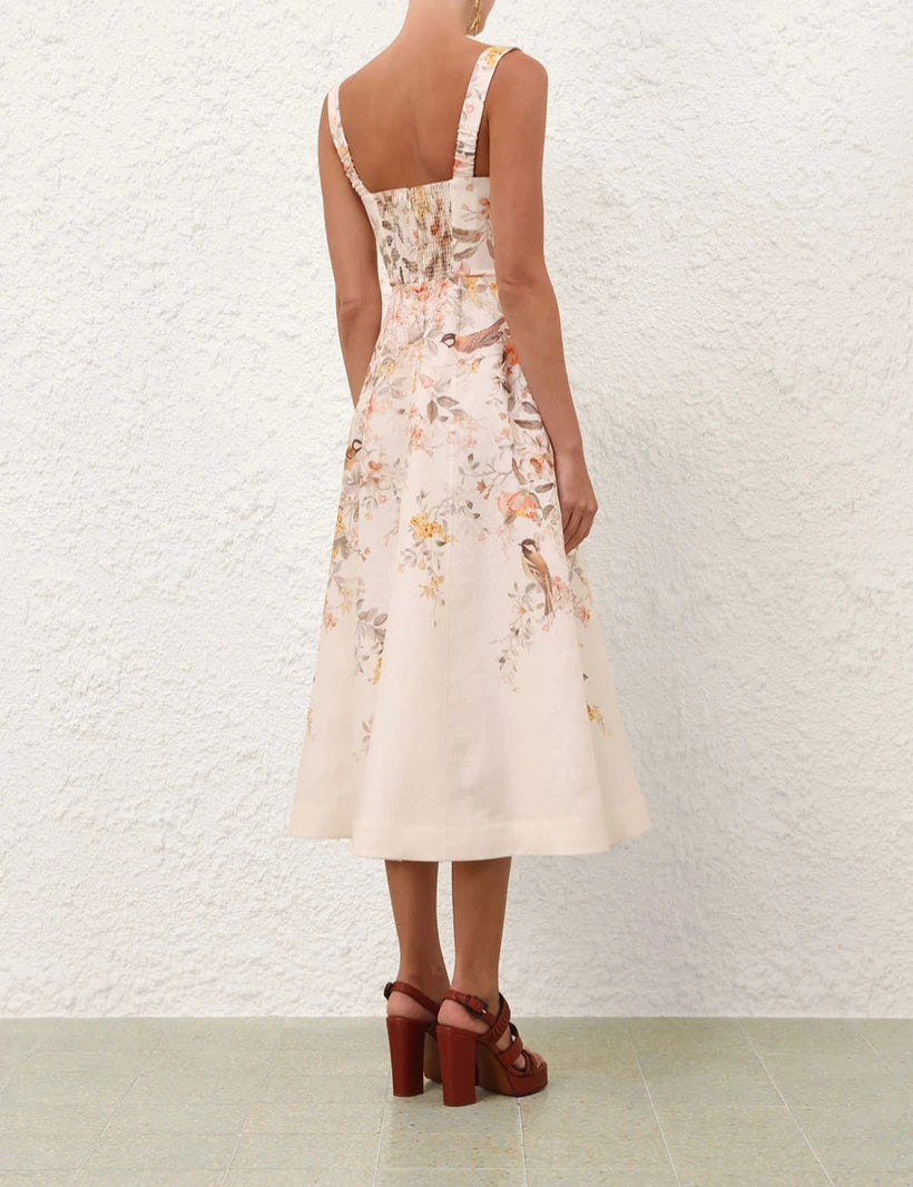 Maxi Vestido Luna Buttoned Picnic