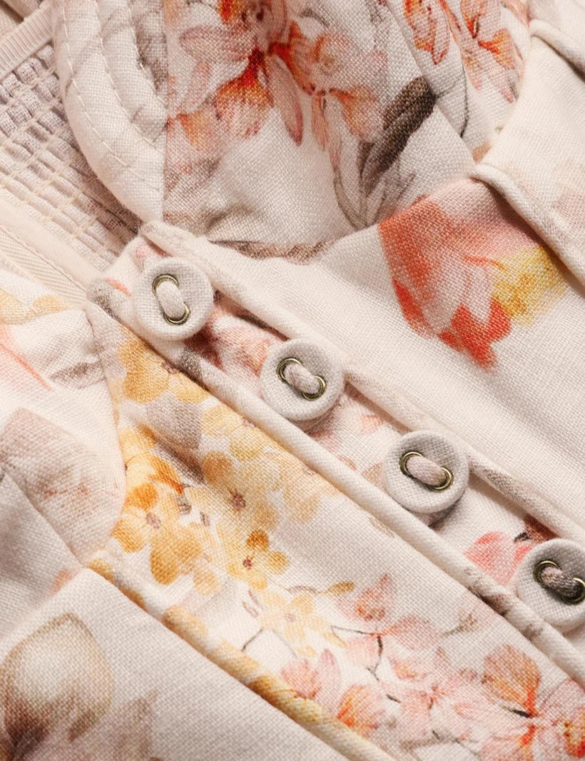 Maxi Vestido Luna Buttoned Picnic