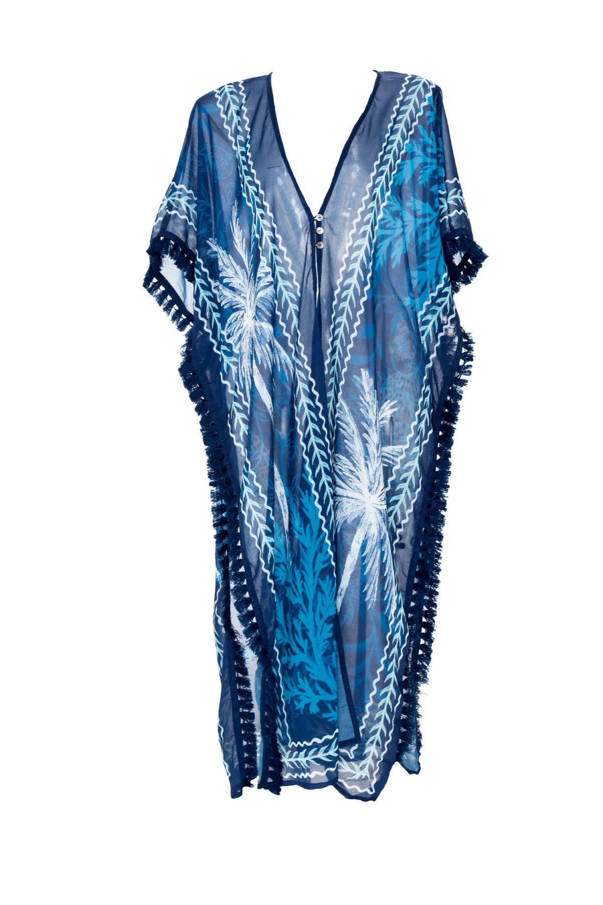 Kimono Con Flecos Lunelly