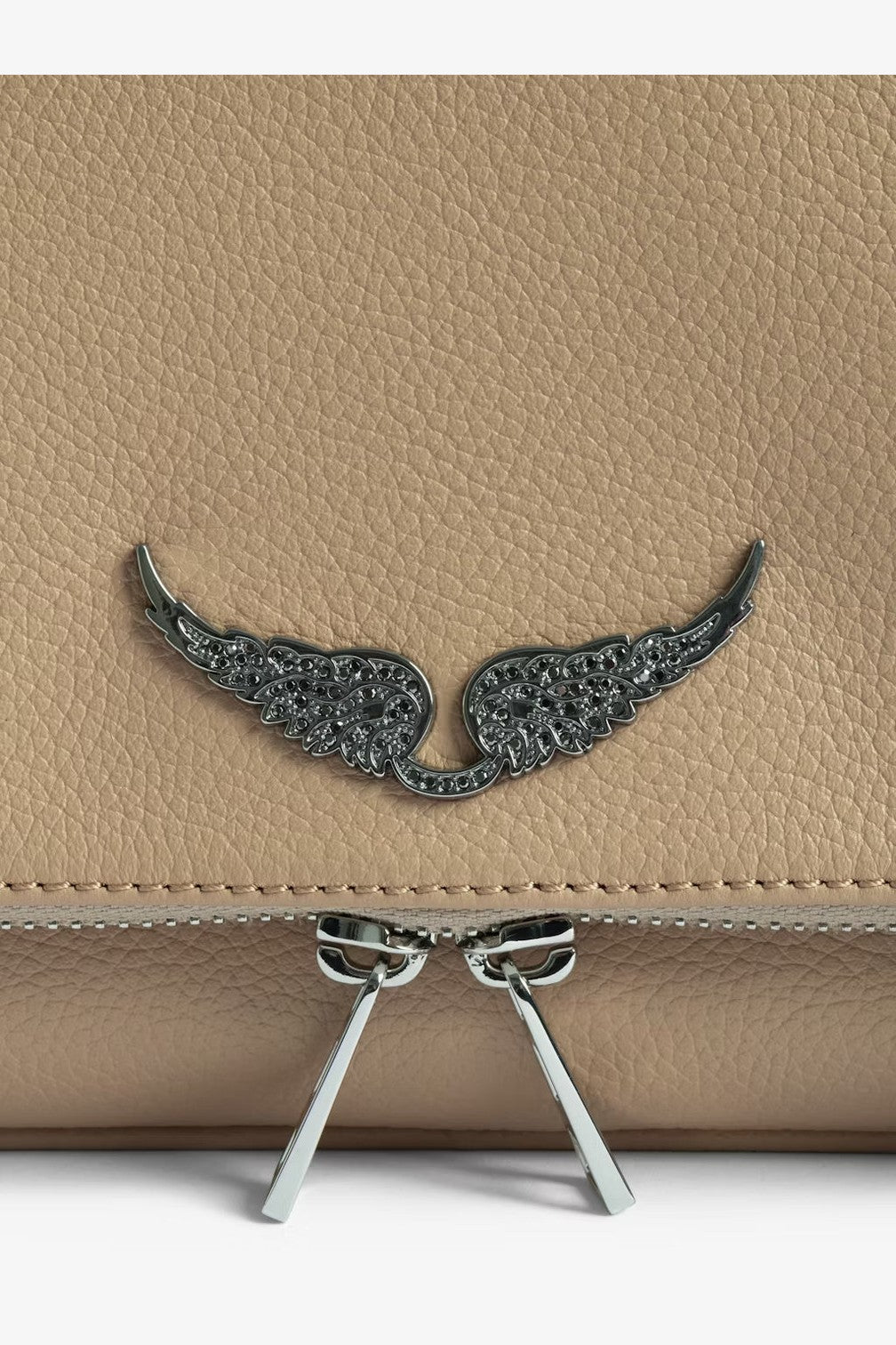 Bolso Rock Grained Leather ZADIG ET VOLTAIRE BOLSOS Y CARTERAS Malva CO