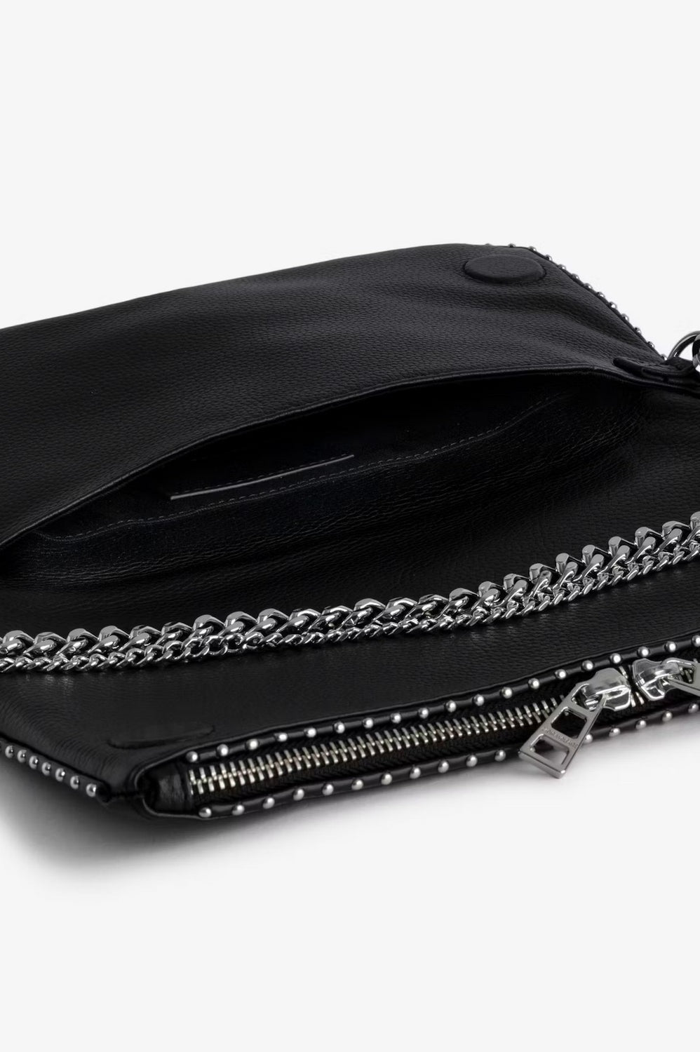 Bolso Rock Grained Leather Studs ZADIG ET VOLTAIRE BOLSOS Y CARTERAS Malva CO