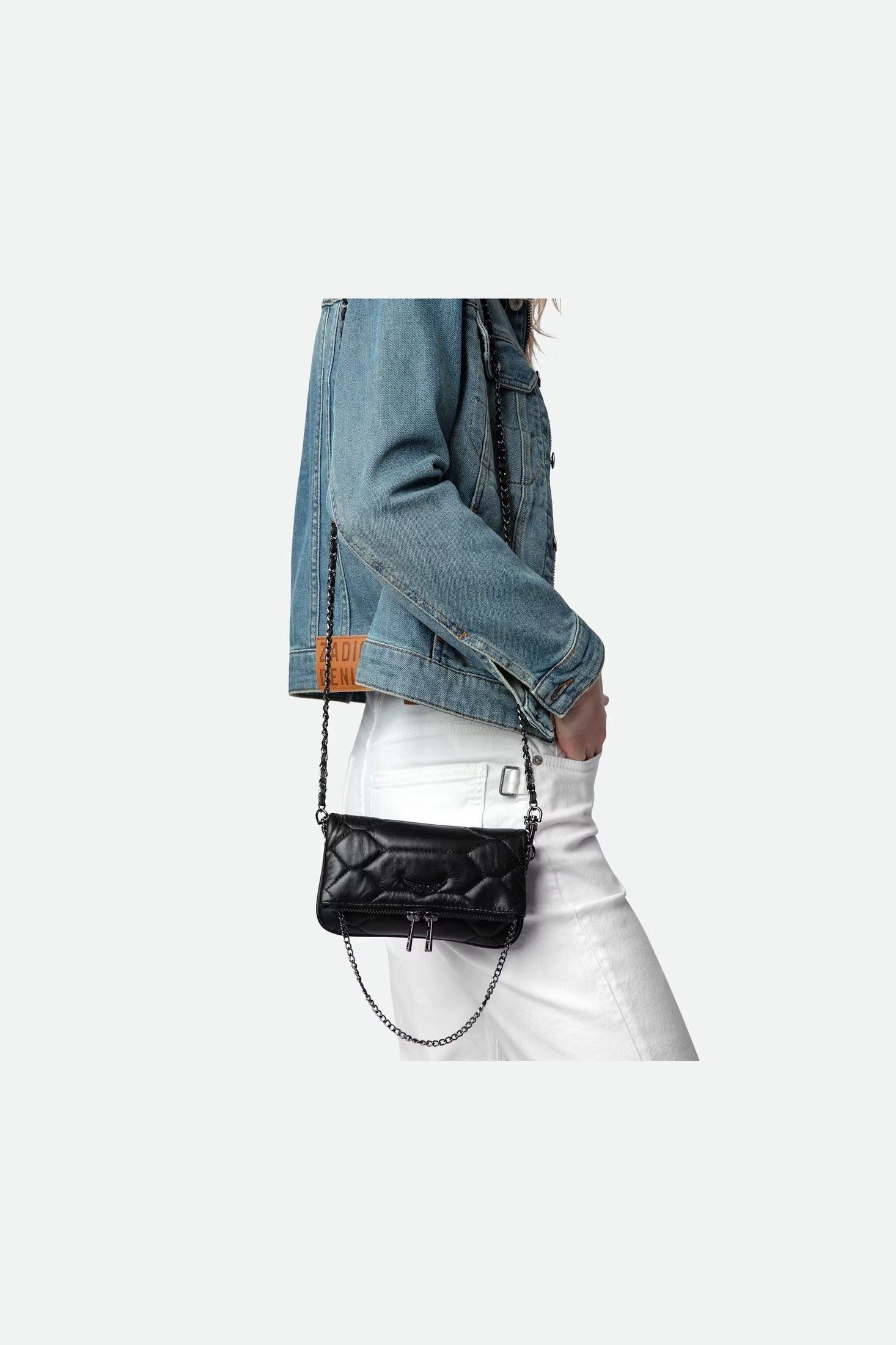 Bolso Nano Rock Xl Mat Scale ZADIG ET VOLTAIRE BOLSOS Y CARTERAS Malva CO
