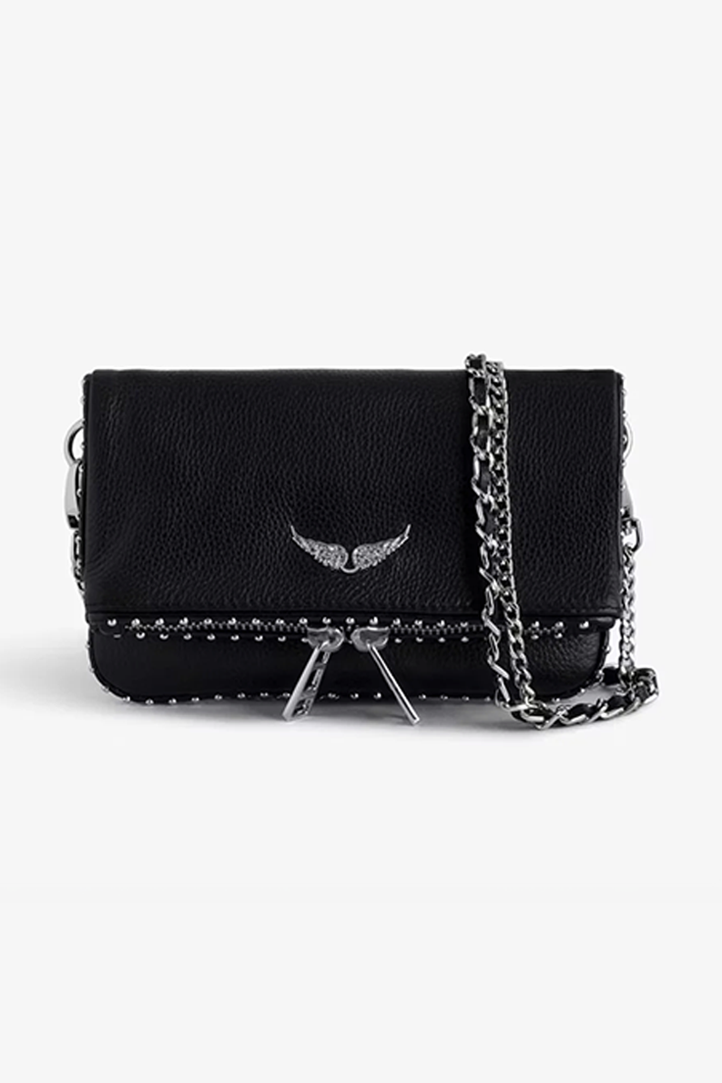 Bolso Nano Rock Grained Leath Studs