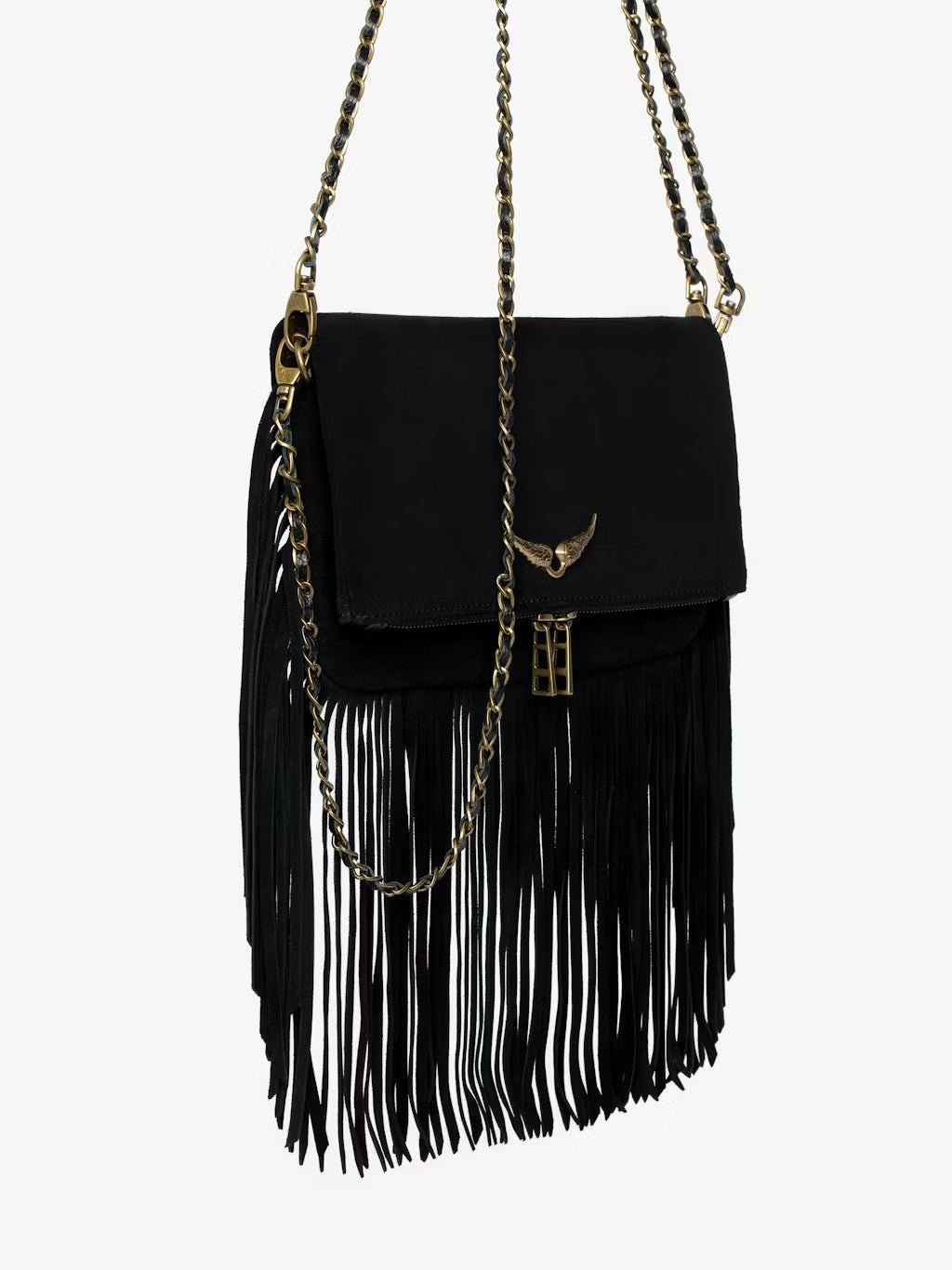 Bolso Rock Suede Fringes