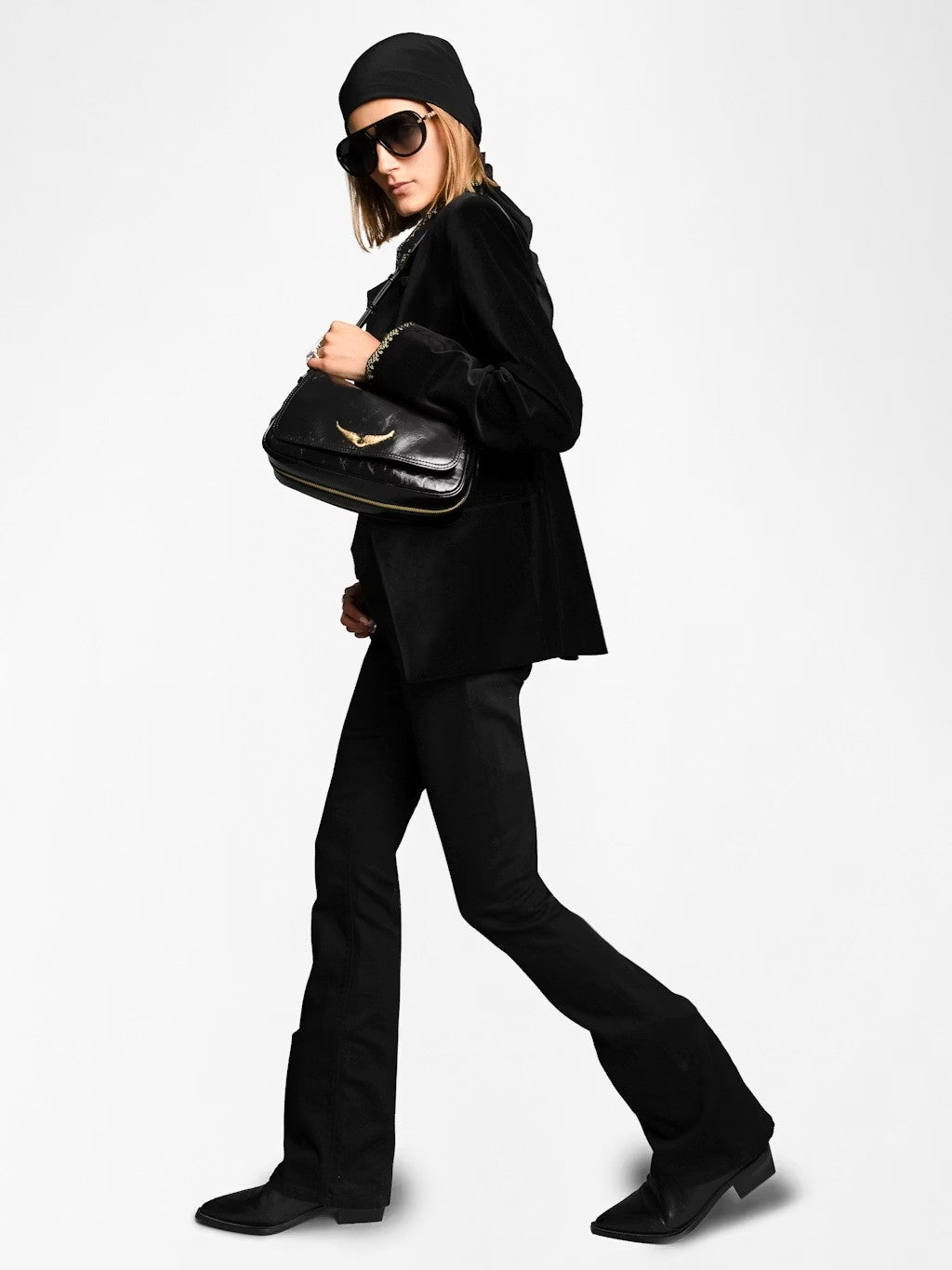 Bolso Le Zouzou Vintage Patent ZADIG ET VOLTAIRE BOLSOS Y CARTERAS Malva CO