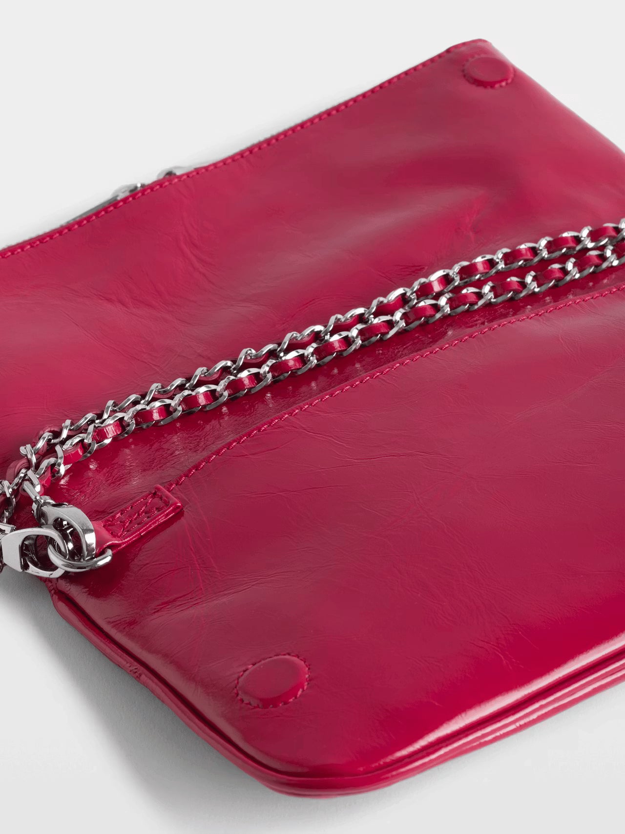 Bolso De Mano Rock Vintage Patent