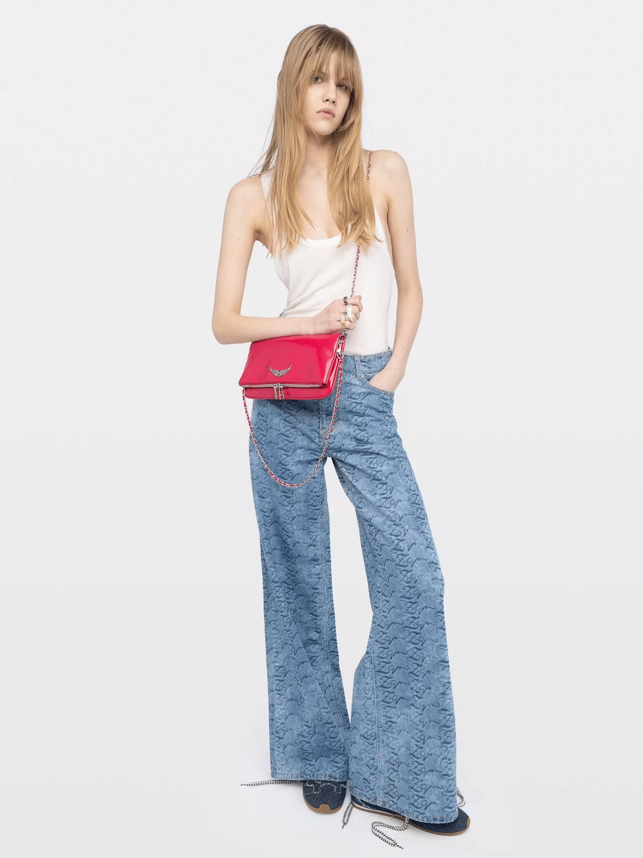 Bolso De Mano Rock Vintage Patent