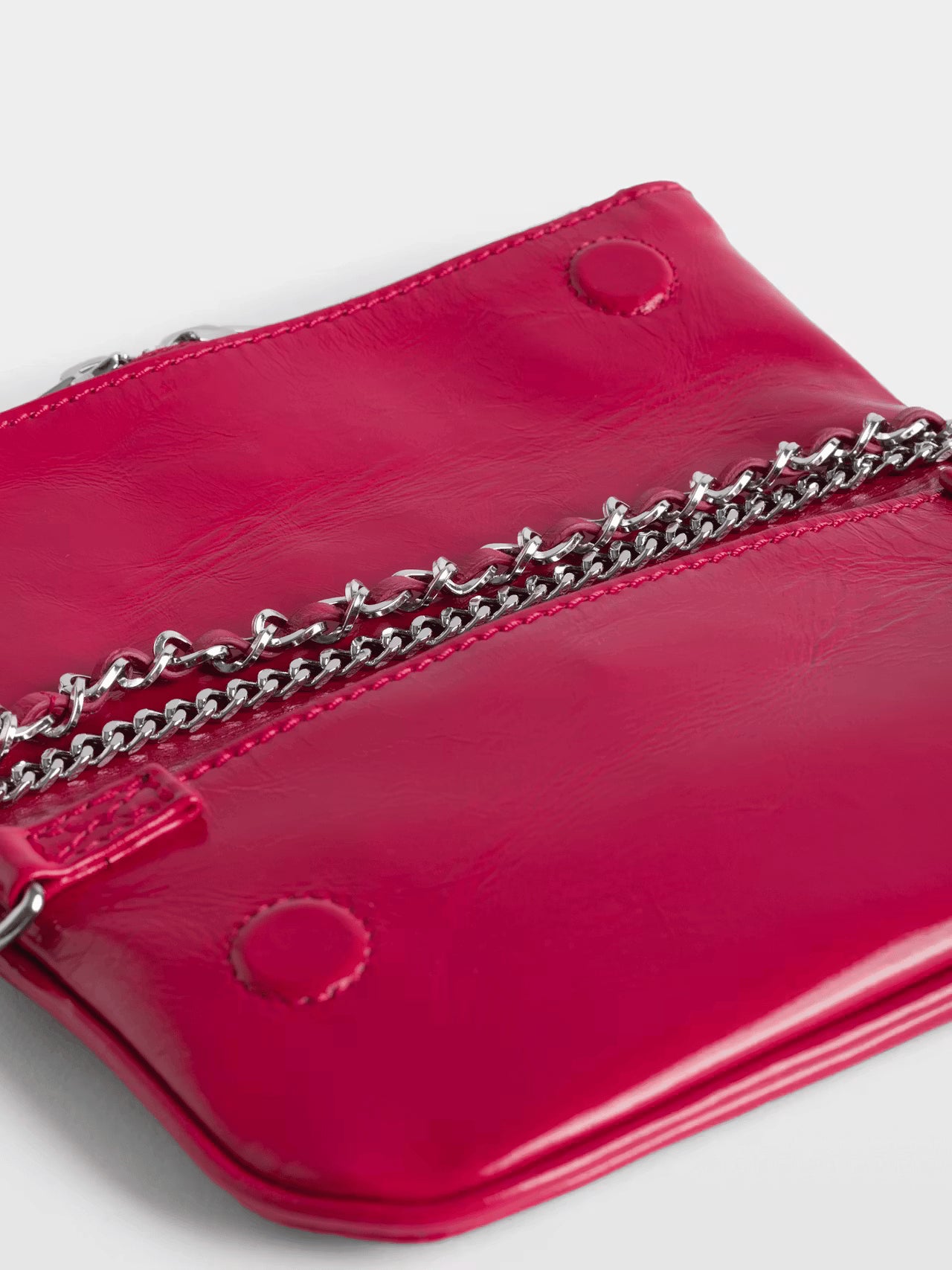 Bolso De Mano Rock Mini Vintage Patent