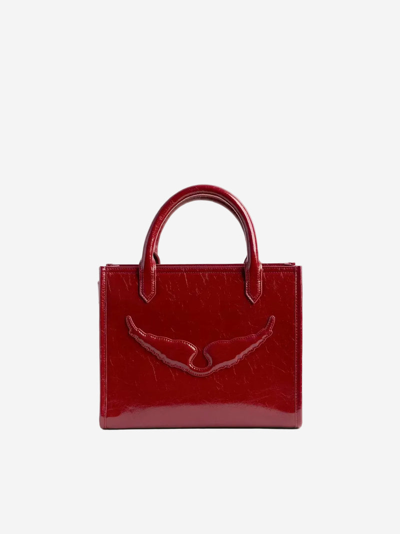 Angel Tote Xs Wrinkled Patent