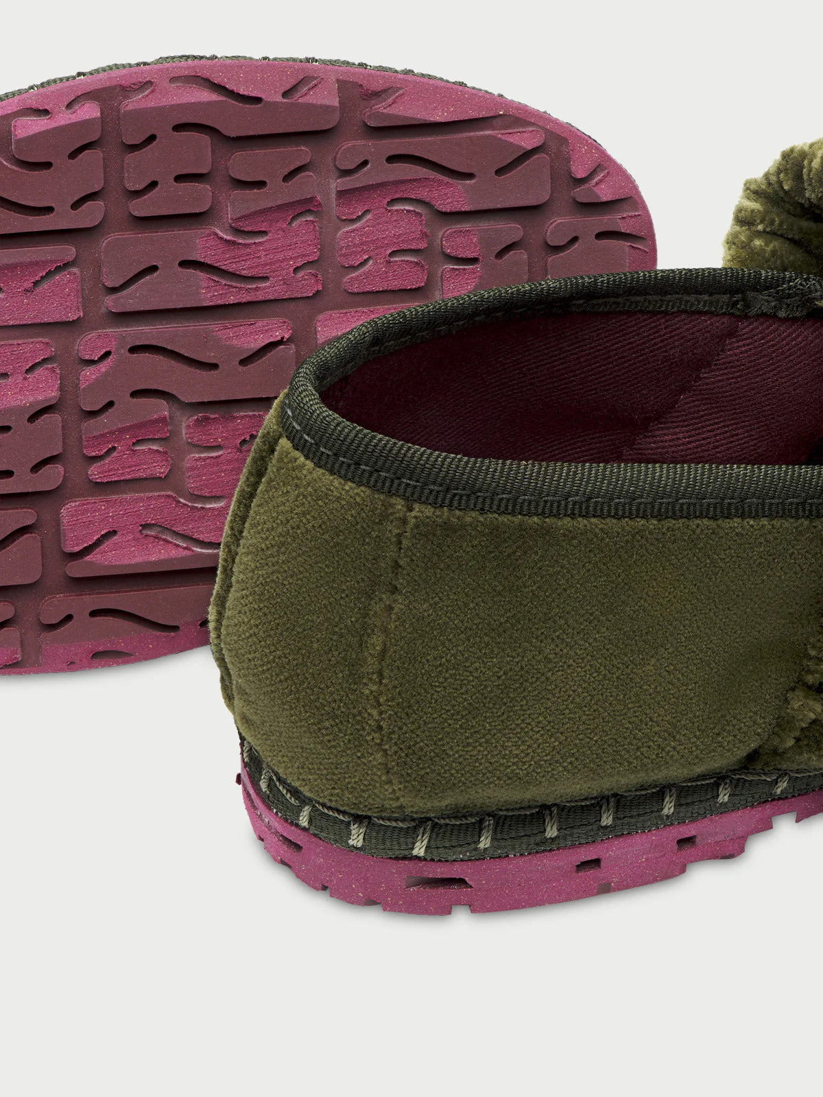 Baleta Mafalda Velvet Olive