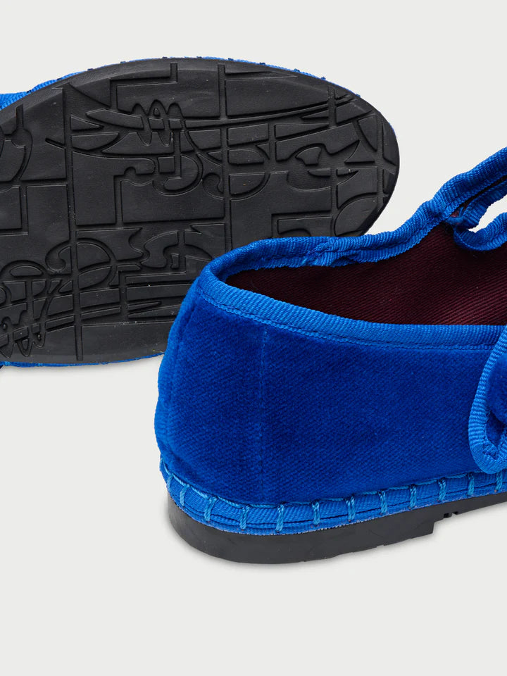 Baleta Terciopelo Antoine Blue