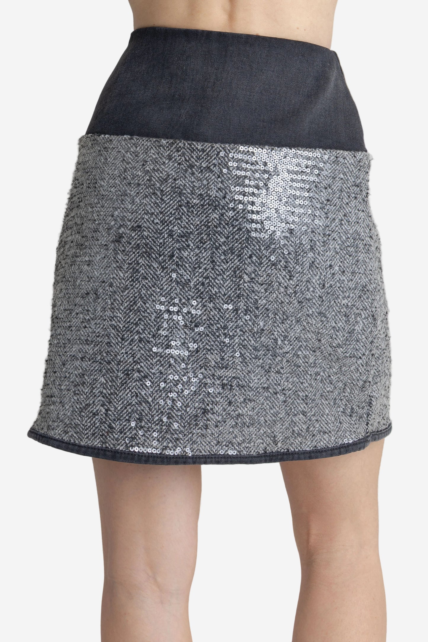 Mini Falda Shiny Tweed FLOW MINI FALDAS Malva CO