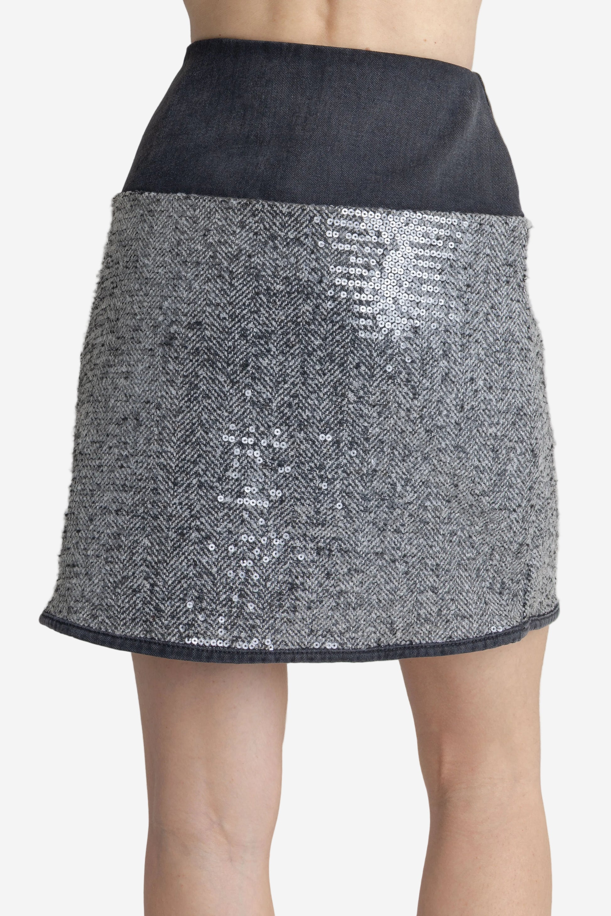 Mini Falda Shiny Tweed FLOW MINI FALDAS Malva CO