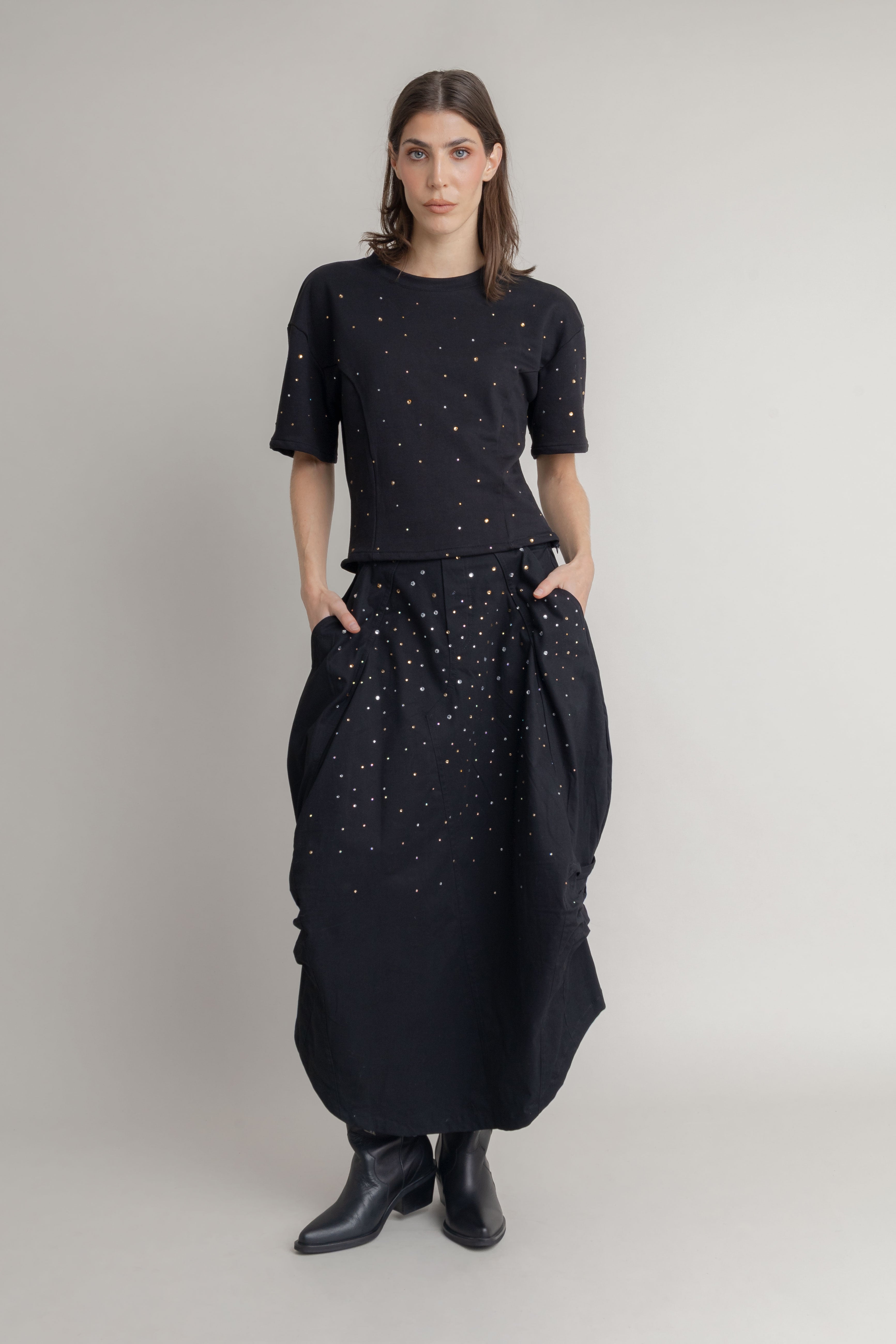 T-Shirt Shiny FLOW T-SHIRT Malva CO