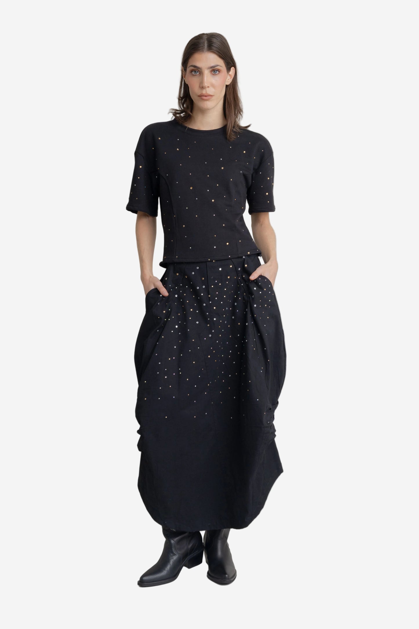 T-Shirt Shiny FLOW T-SHIRT Malva CO
