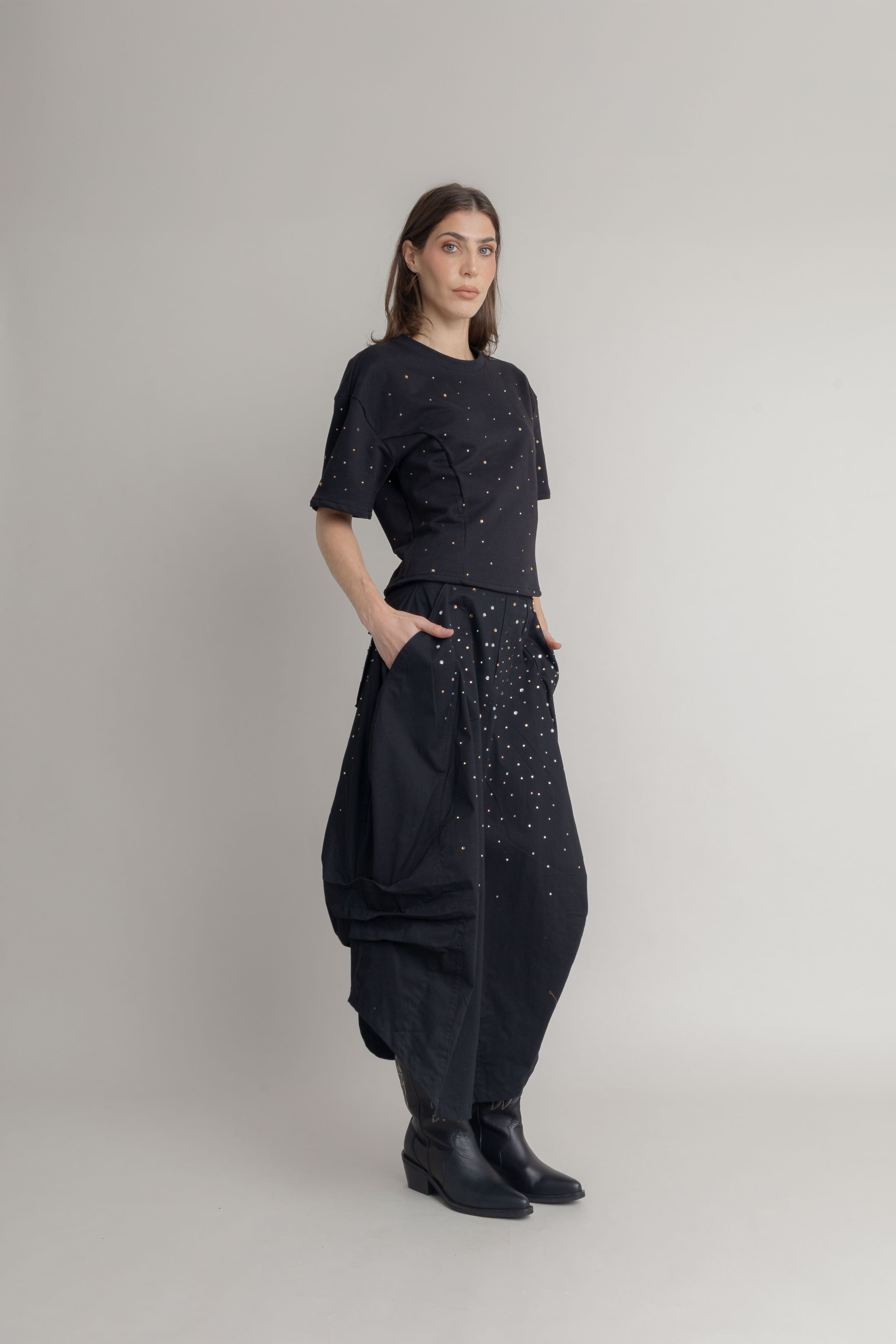 T-Shirt Shiny FLOW T-SHIRT Malva CO