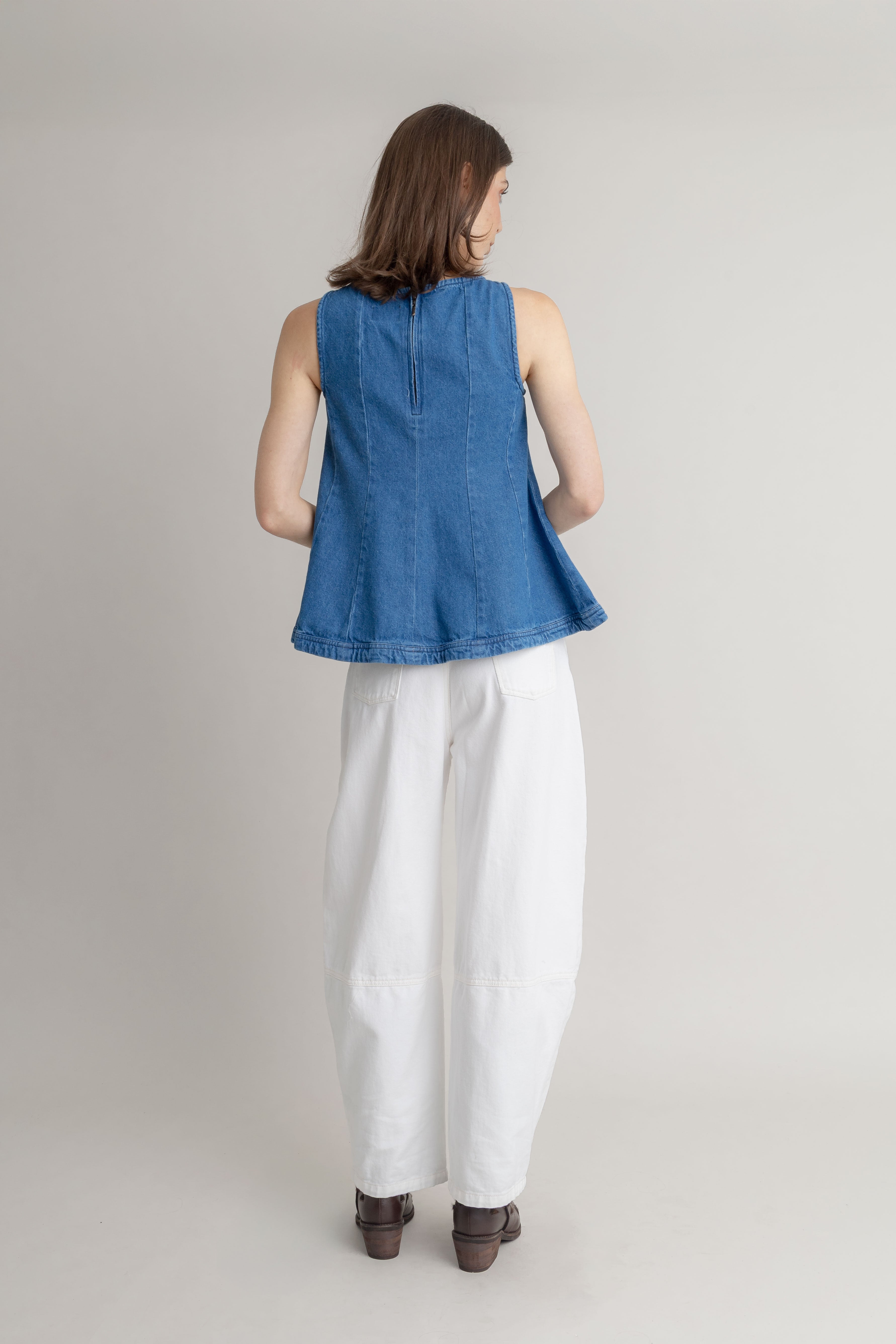 Camisa Con Puntas Irregulares