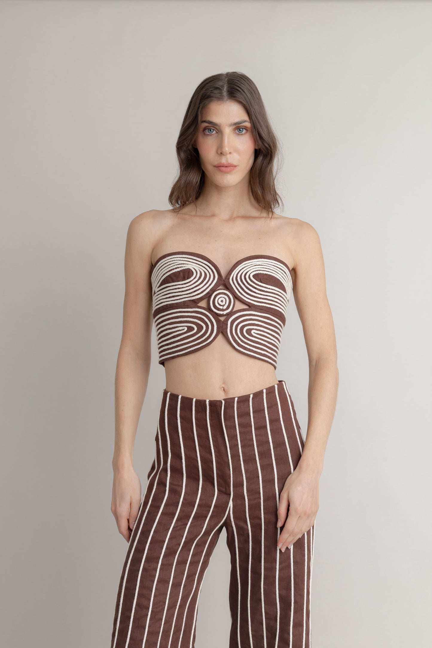 Top Baia Embroired