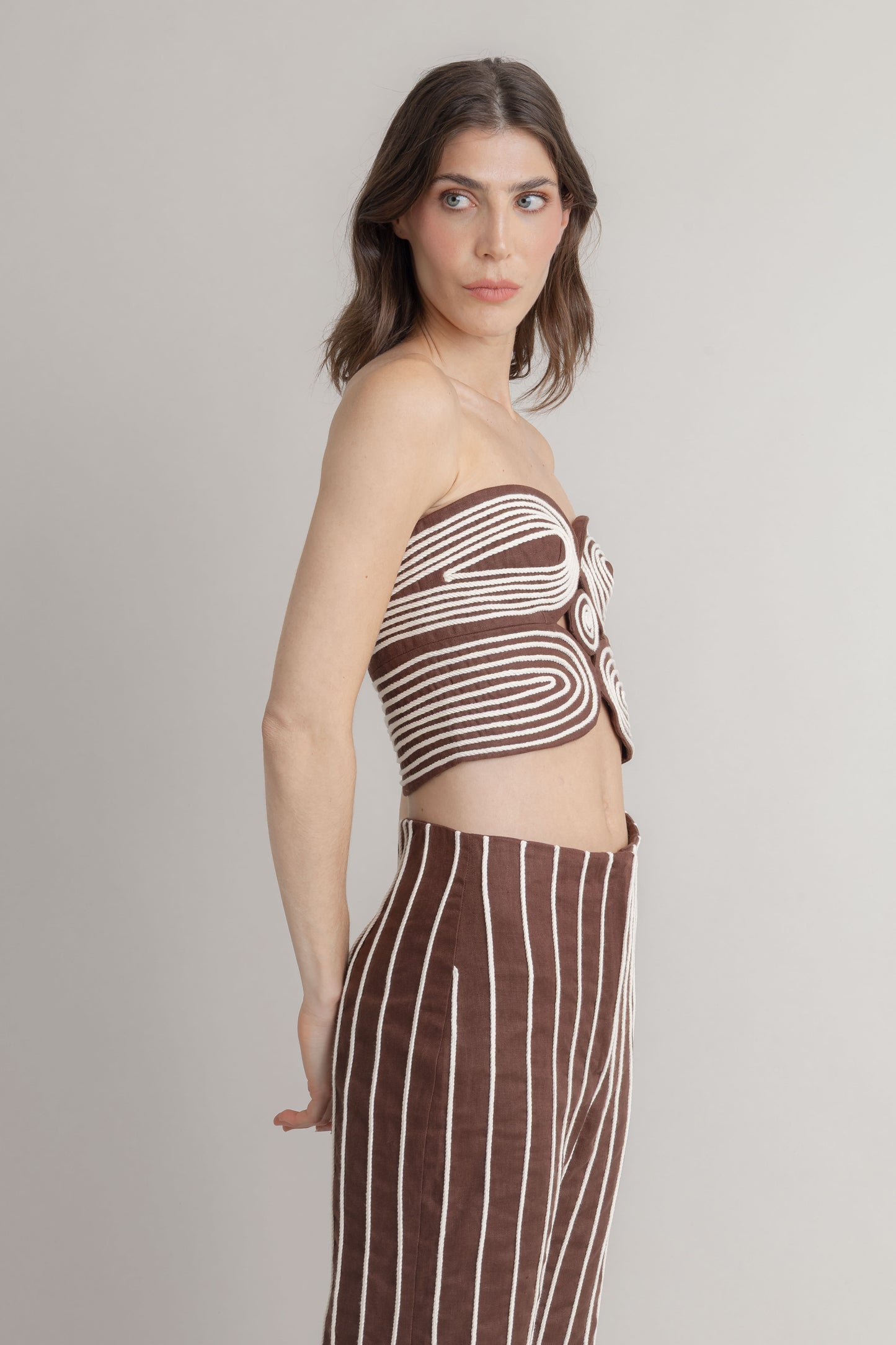 Top Baia Embroired