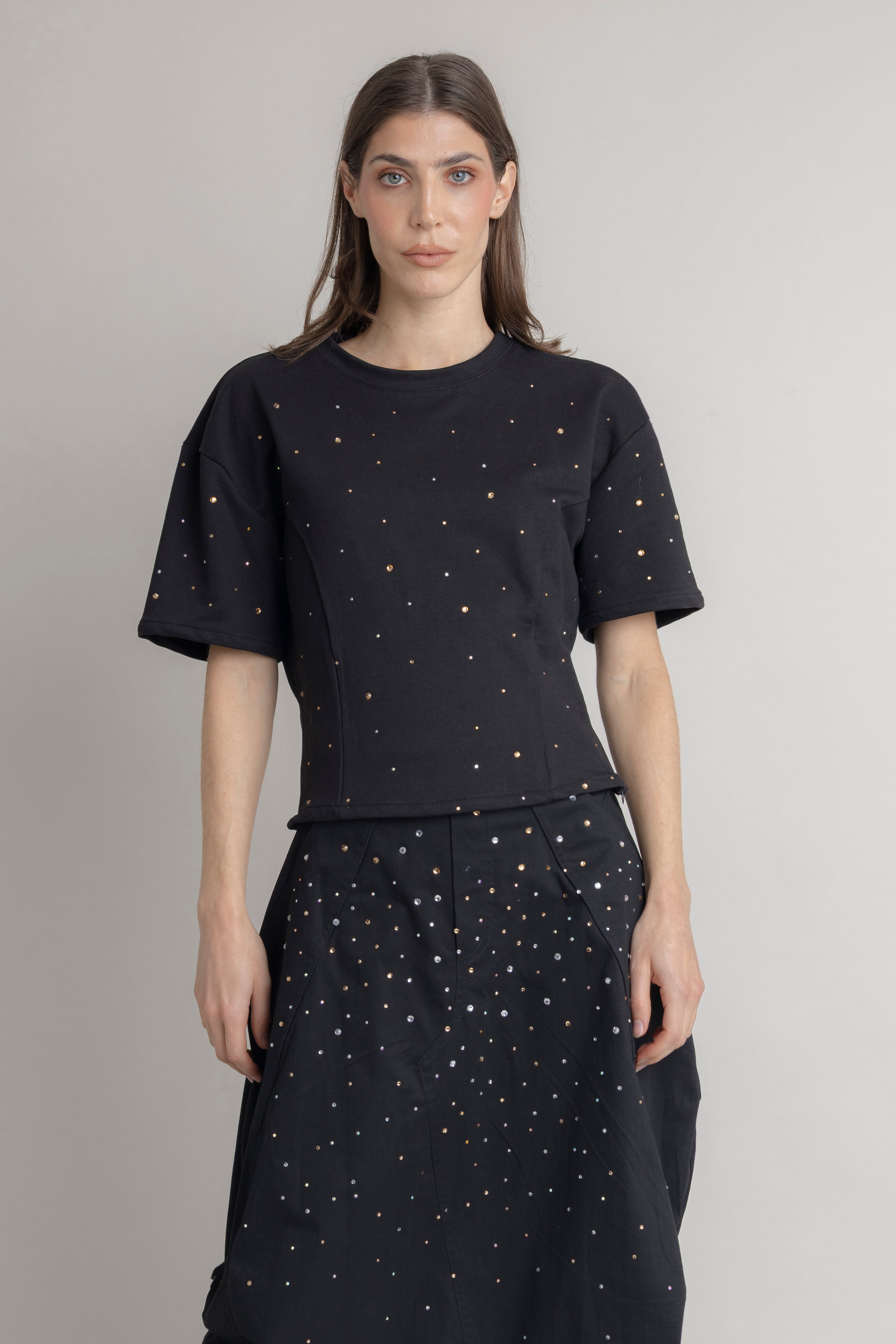 T-Shirt Shiny FLOW T-SHIRT Malva CO