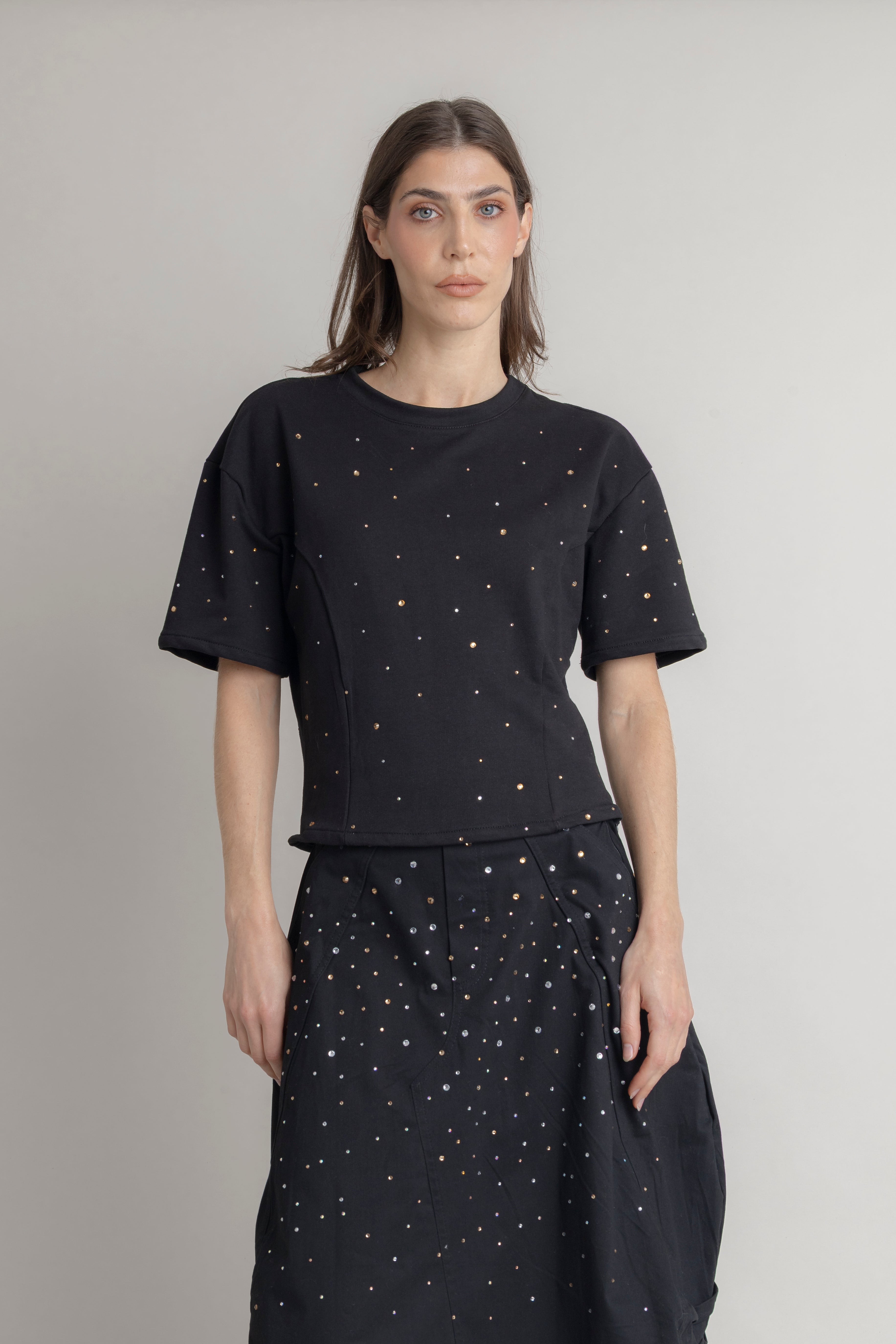 T-Shirt Shiny FLOW T-SHIRT Malva CO