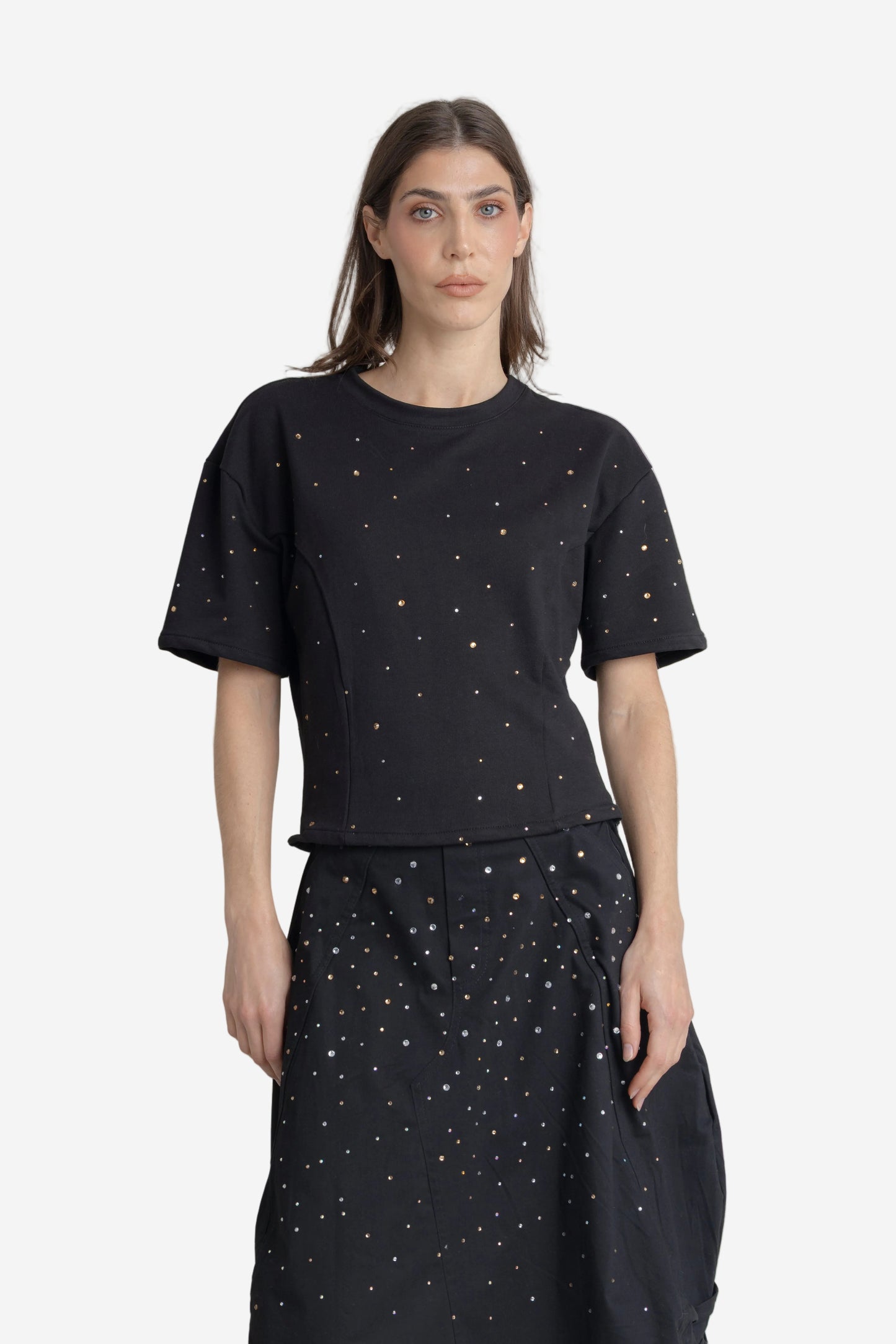 T-Shirt Shiny FLOW T-SHIRT Malva CO